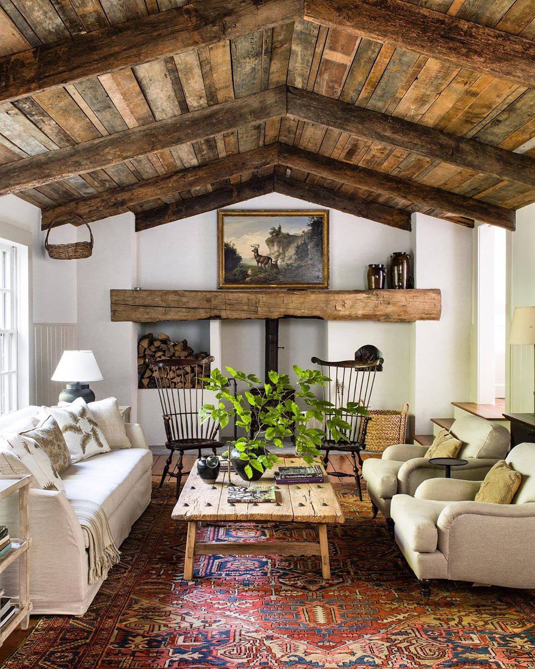 11. a Sunlit Haven with Distressed Wood and Vintage Charm