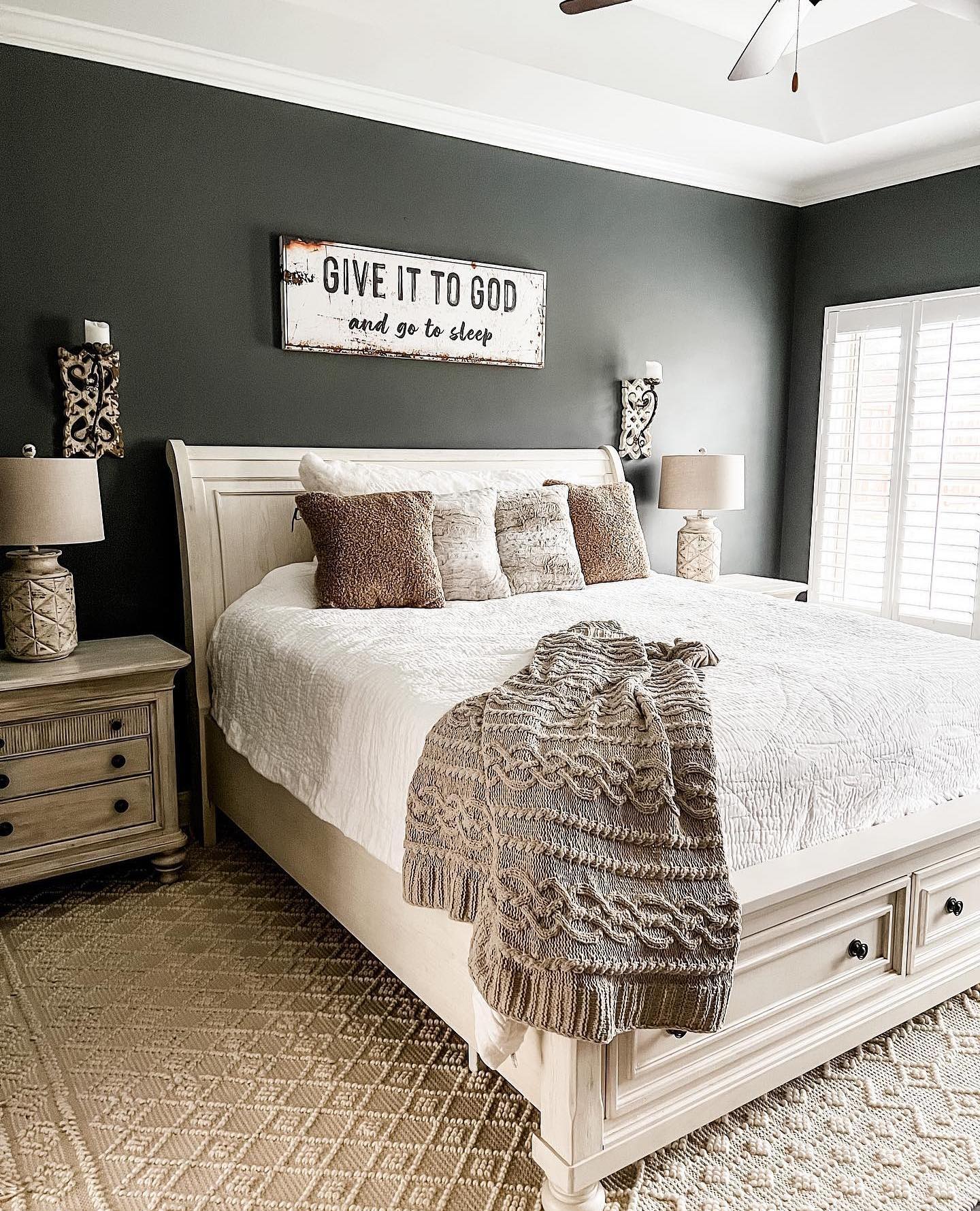 40. Handcrafted Wooden Ladder and Quilted Bedding In Soft Pastels