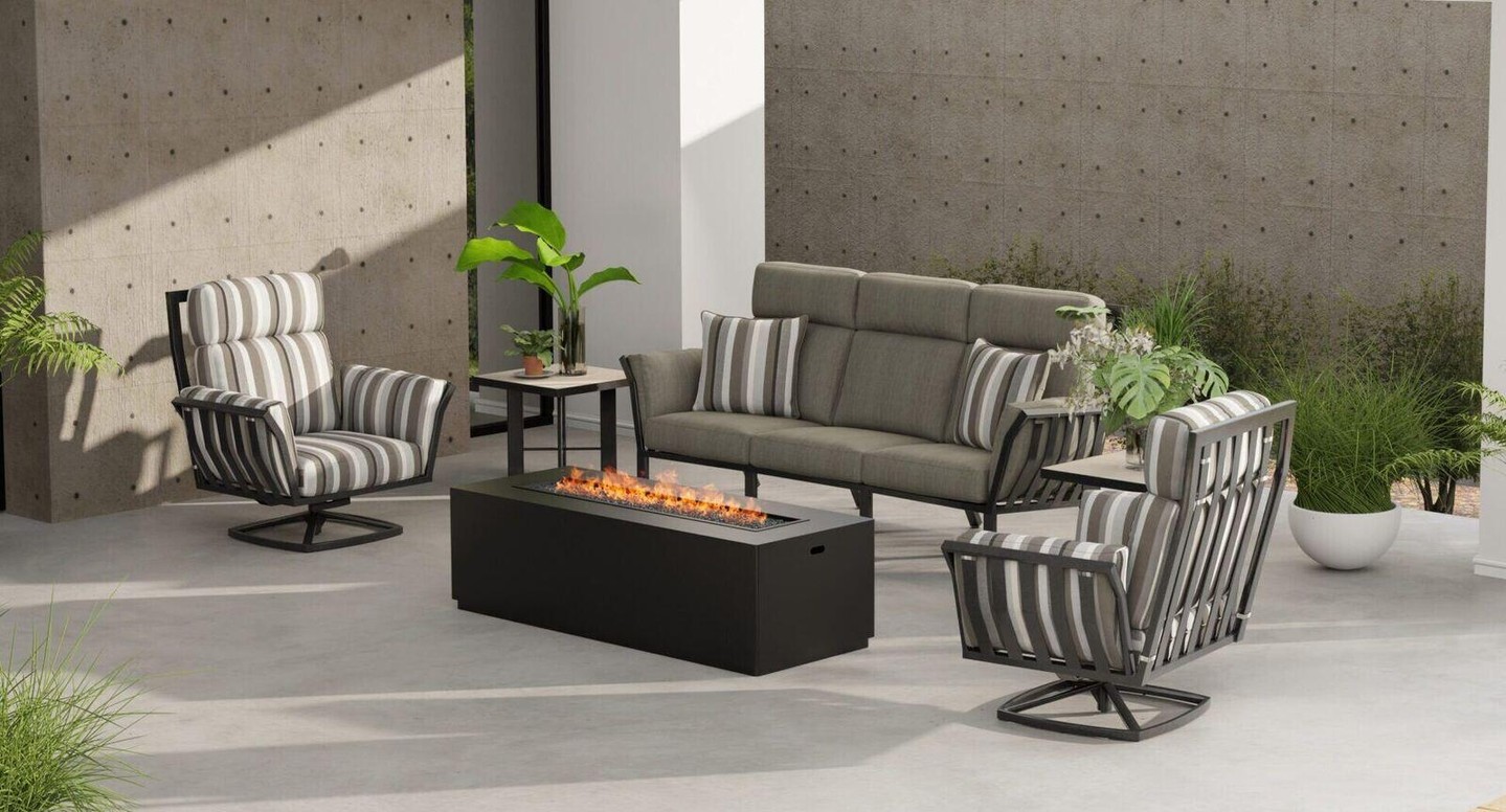 5. the Interwoven Wicker Lounge with Crimson Cushions and Sunlit Canopy