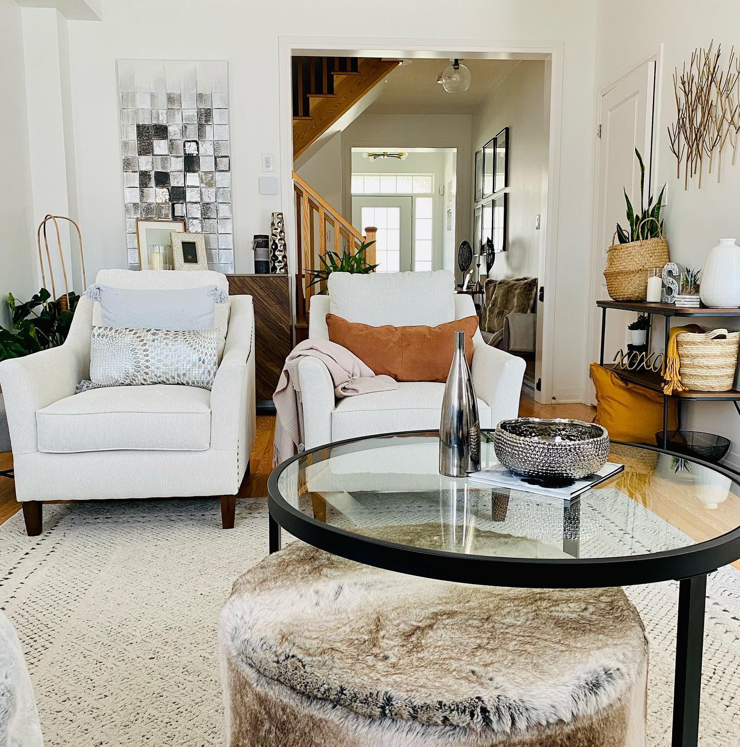 18. a Tapestry Of Tranquility with Terracotta Pots and a Single Orchid Bloom