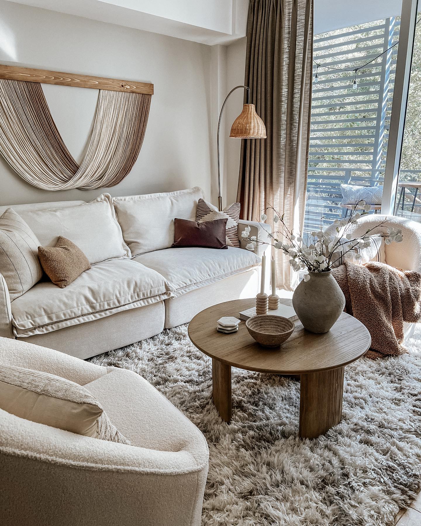 6. the Whispering Willow Sofa Against a Palette Of Taupe and Charcoal