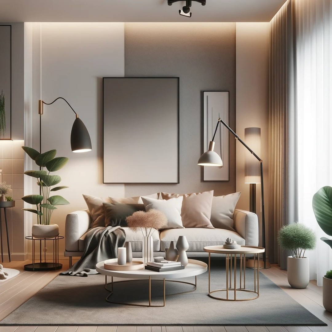 48. a Tapestry Of Textures: Woven Rugs and Geometric Shelves In a Sunlit Living Room