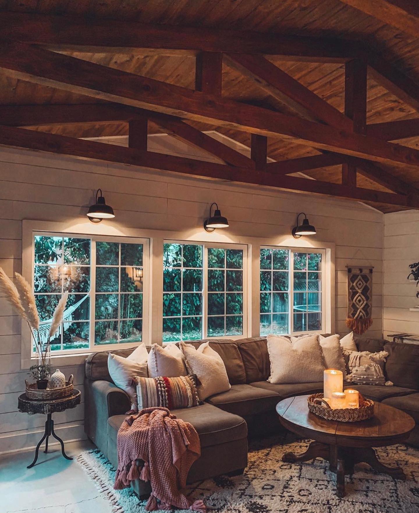 13. Sunlit Sage and Shiplap: a Living Room Where Rustic Meets Refined