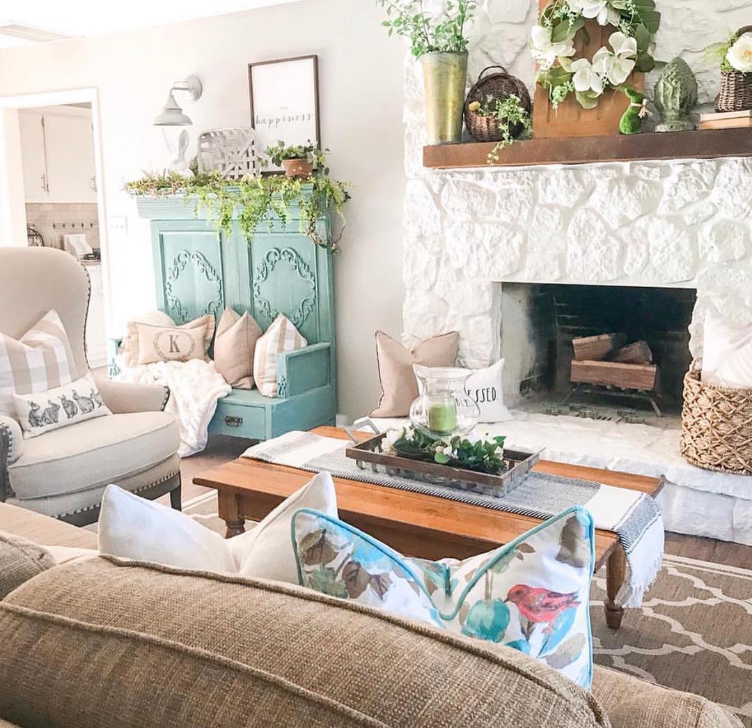 24. the Sunlit Serenity Of a Shiplap Wall and Woven Basket Accent