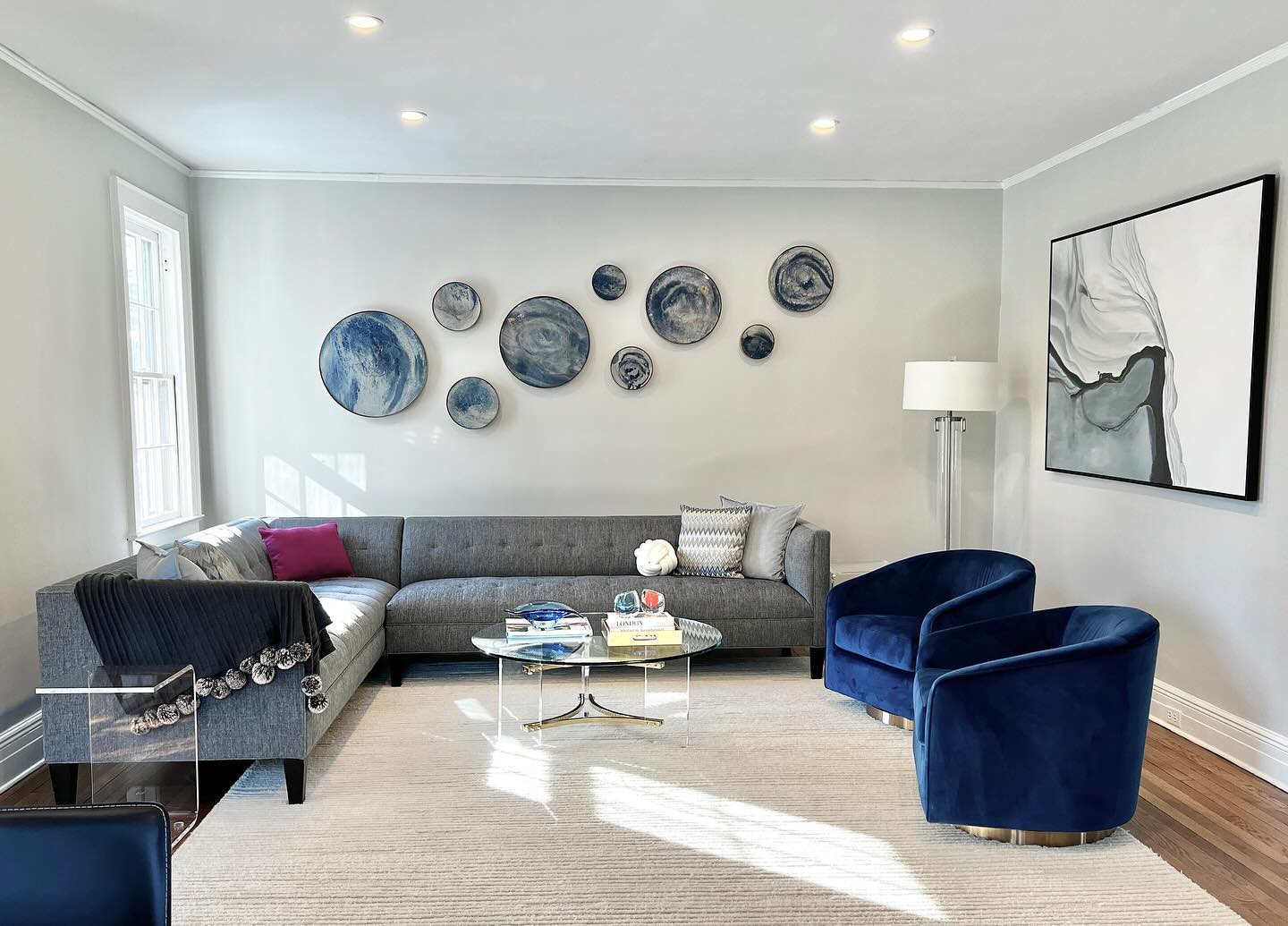 9. a Symphony Of Curves: the Elliptical Sofa and Floating Shelves Of Modernity