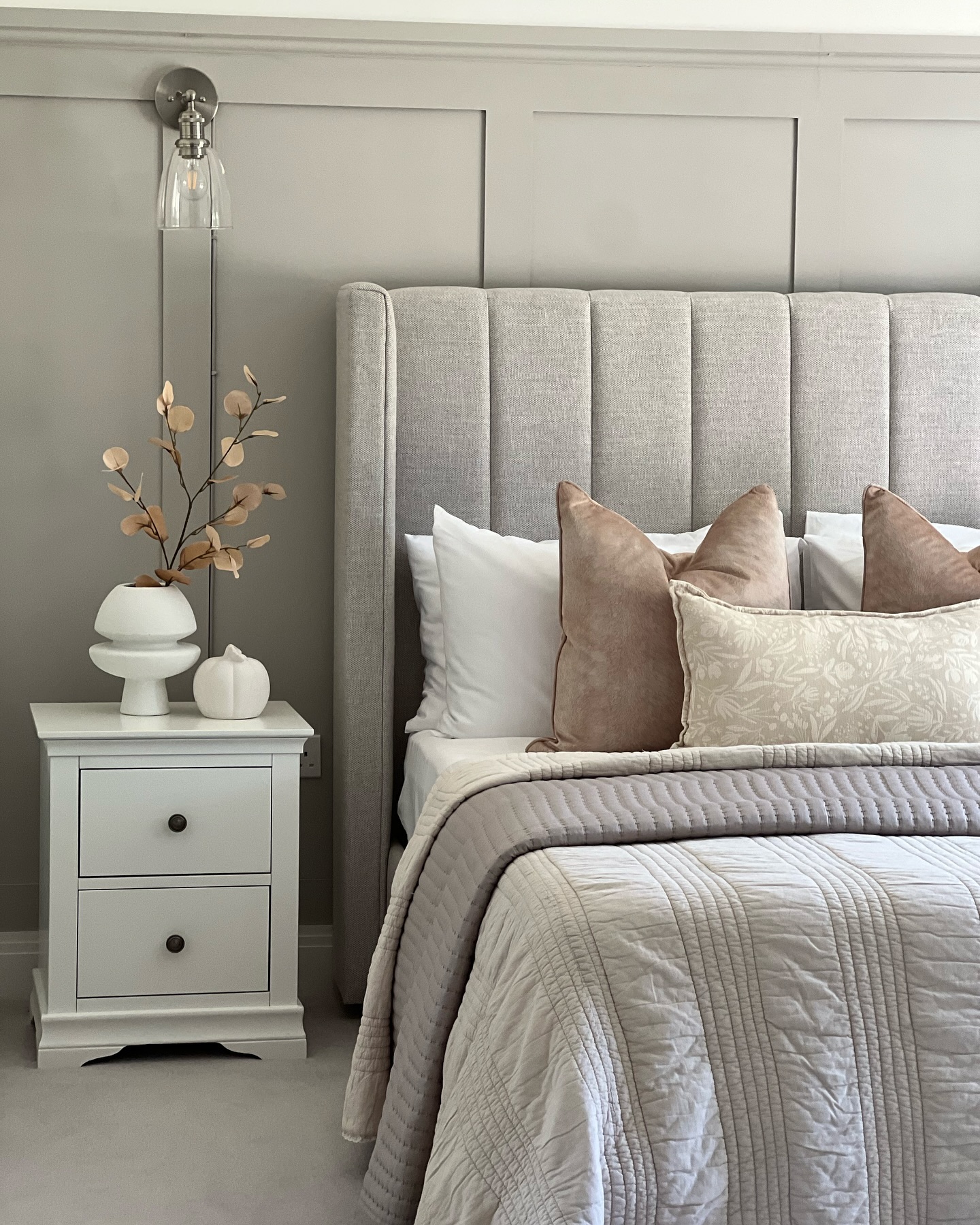 56. Soft Taupe Walls and Gilded Mirrors: a Symphony Of Serenity