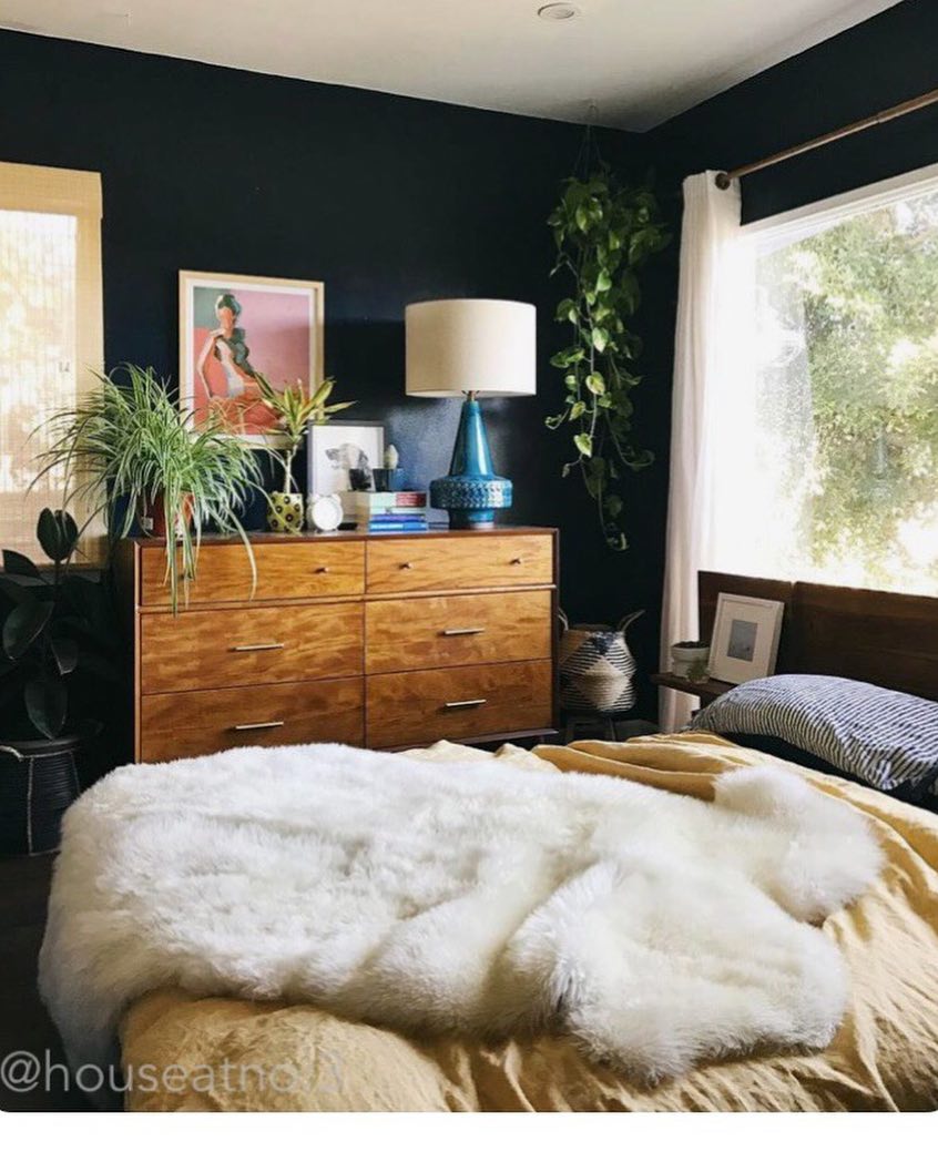 3. Moonlit Forest Canopy Bed with Macrame Dreamcatchers