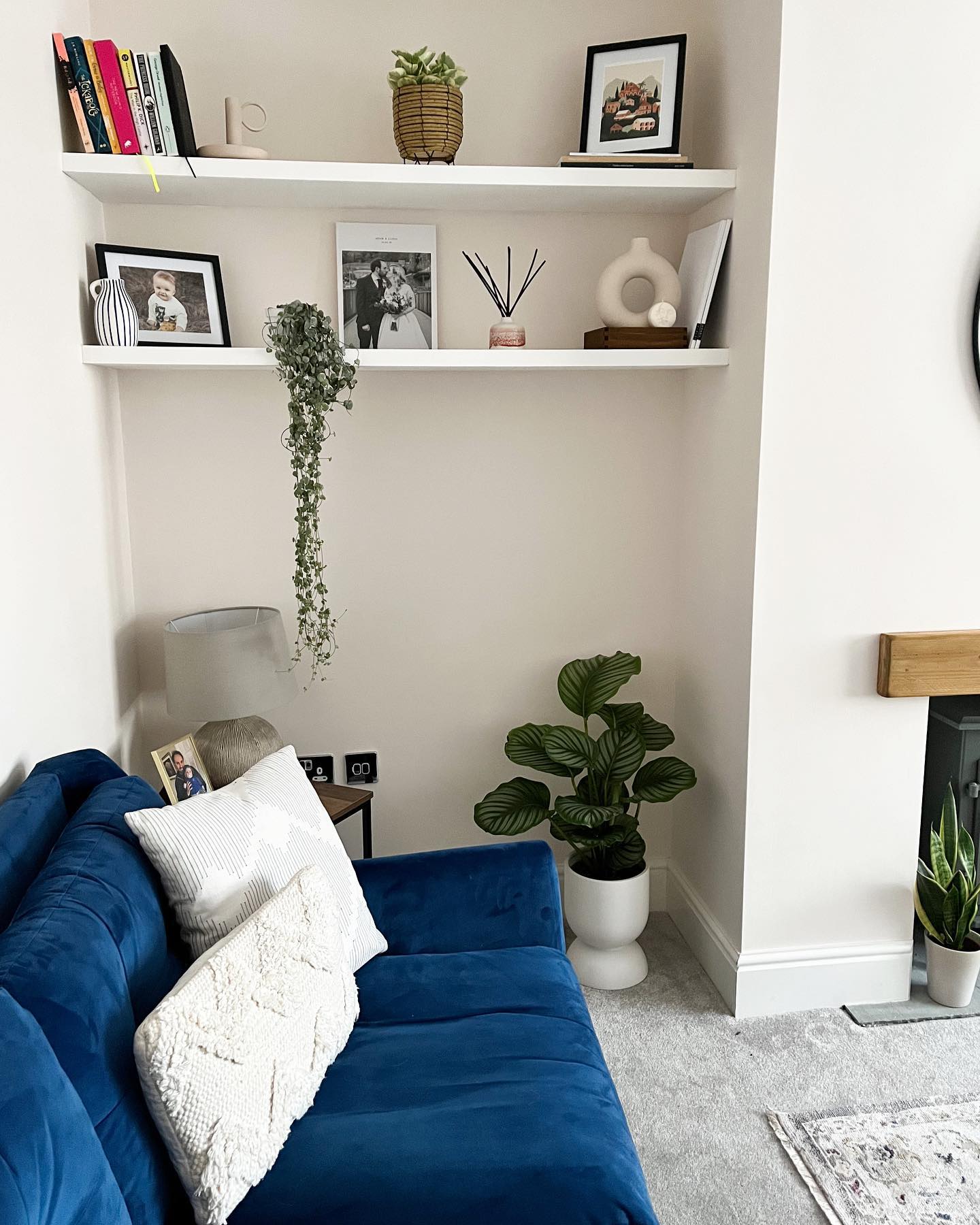 24. Shelves Like Staircases Ascending a Brick Wall