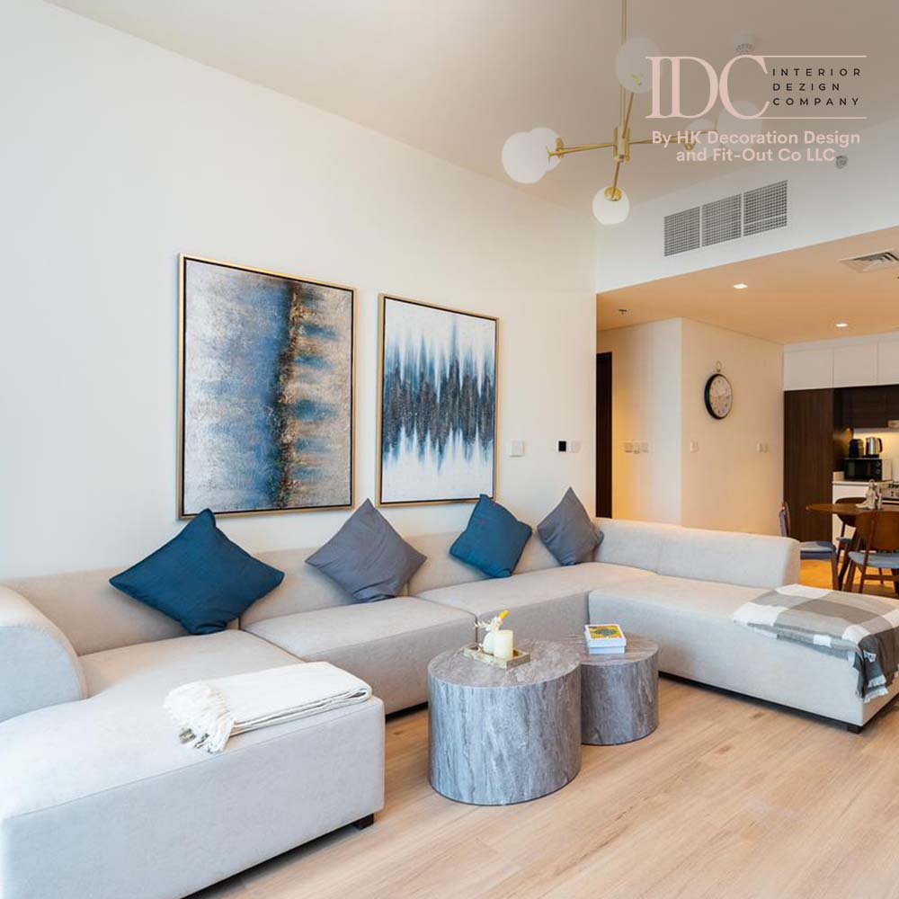 21. Moonlit Indigo and Teal: a Living Room Where Shadows Play with Light