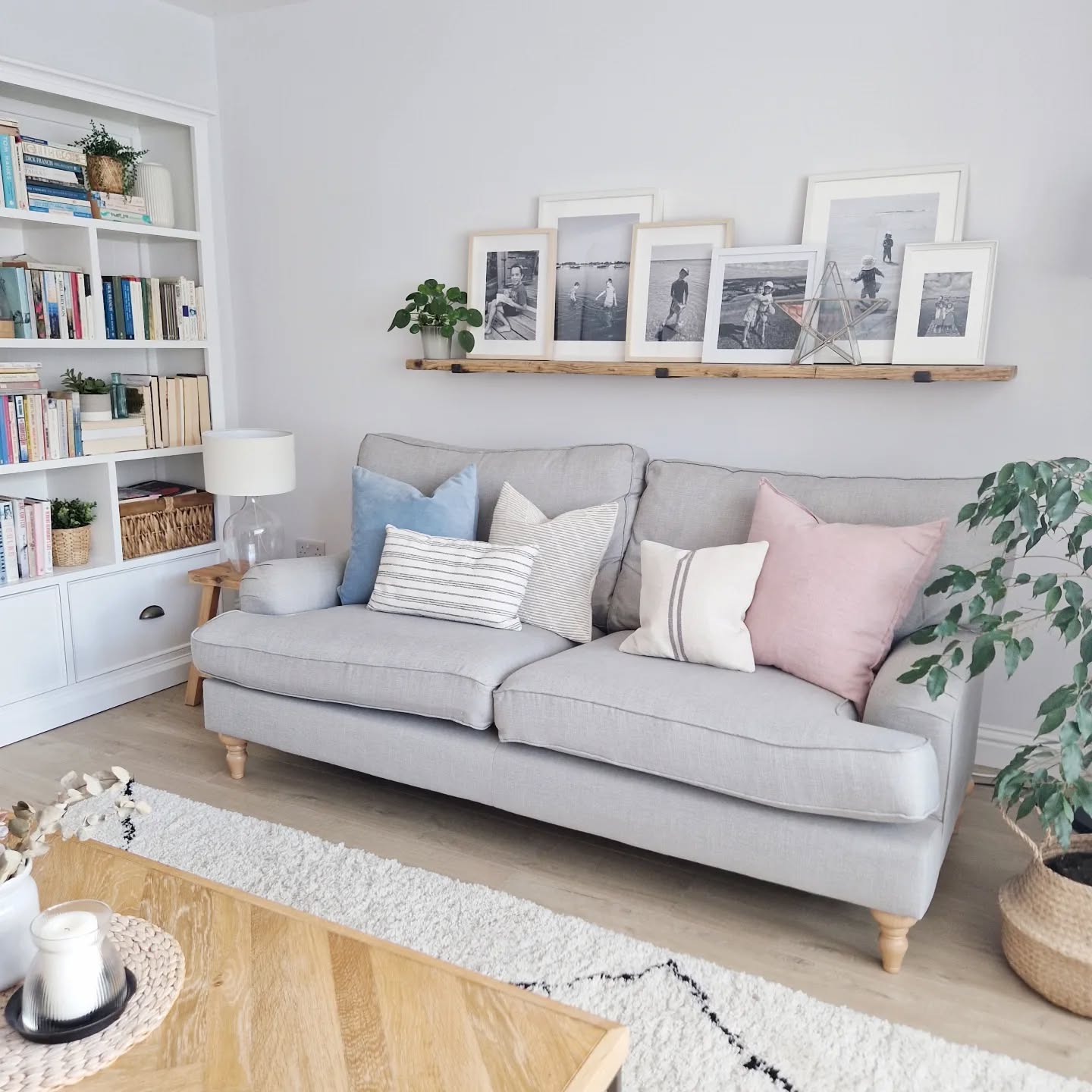 37. Sunlit Serenity: the Geometry Of Light and Shadows In a Minimalist Living Room