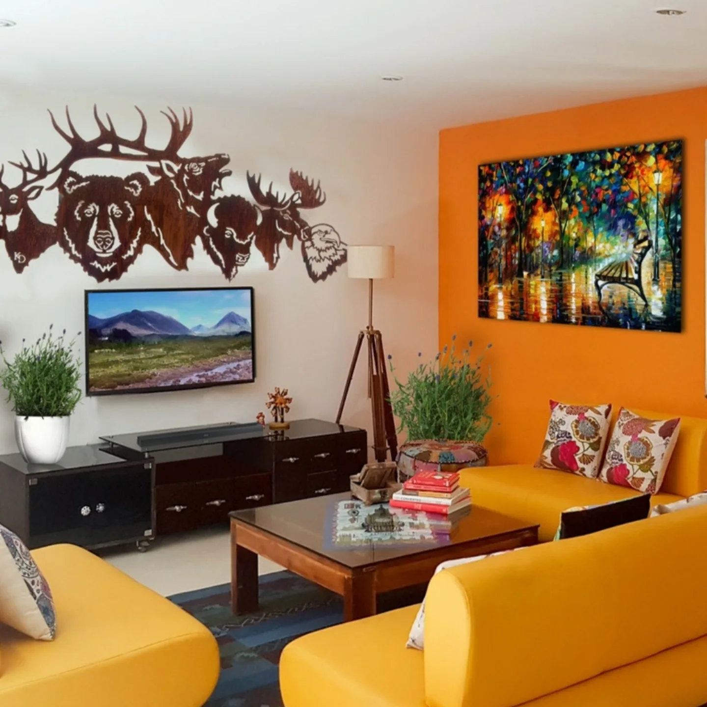 24. the Asymmetrical Geometry Of a Teal Velvet Sofa Against a Monochrome Backdrop