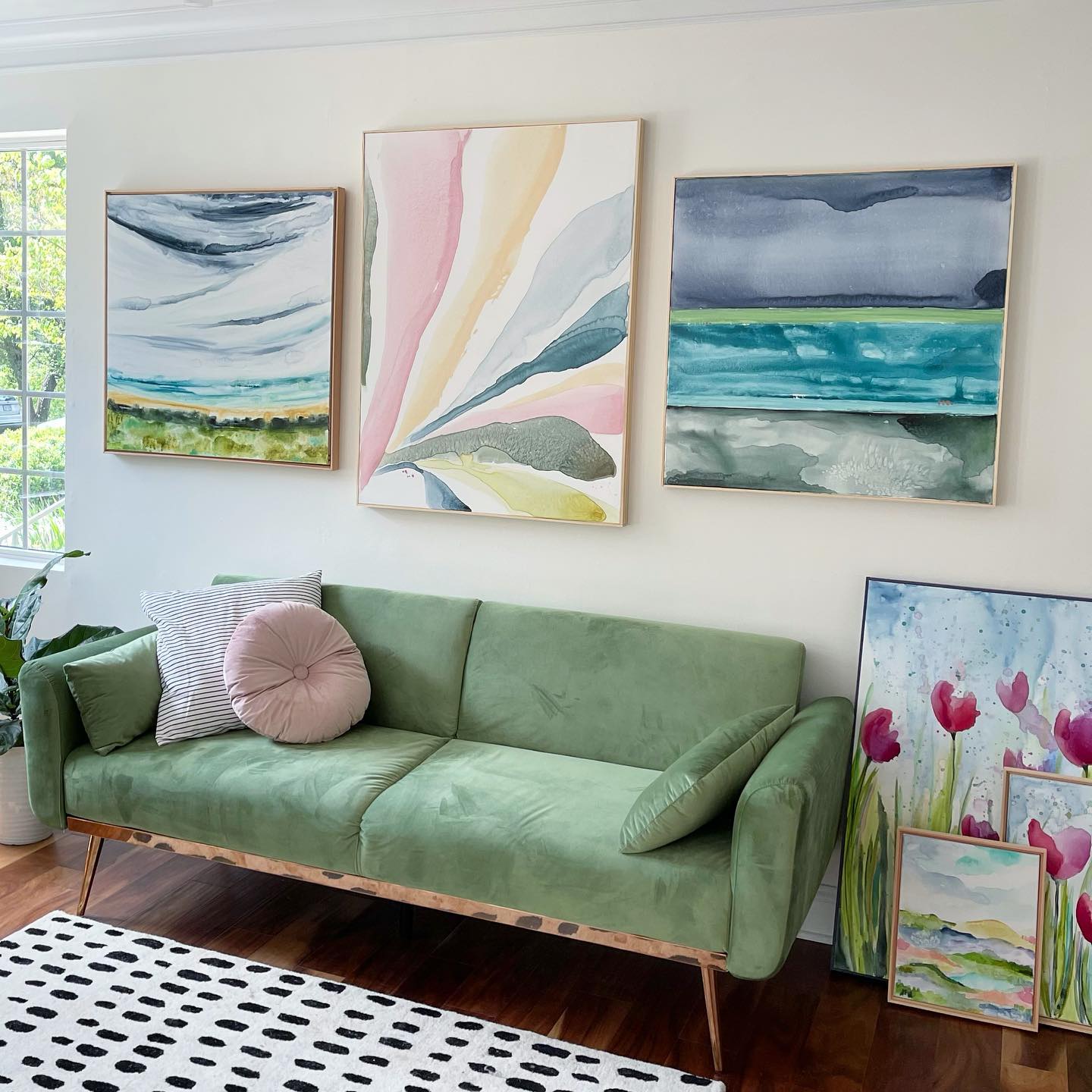 22. the Asymmetrical Vase and Monstera Fusion on a Floating Shelf