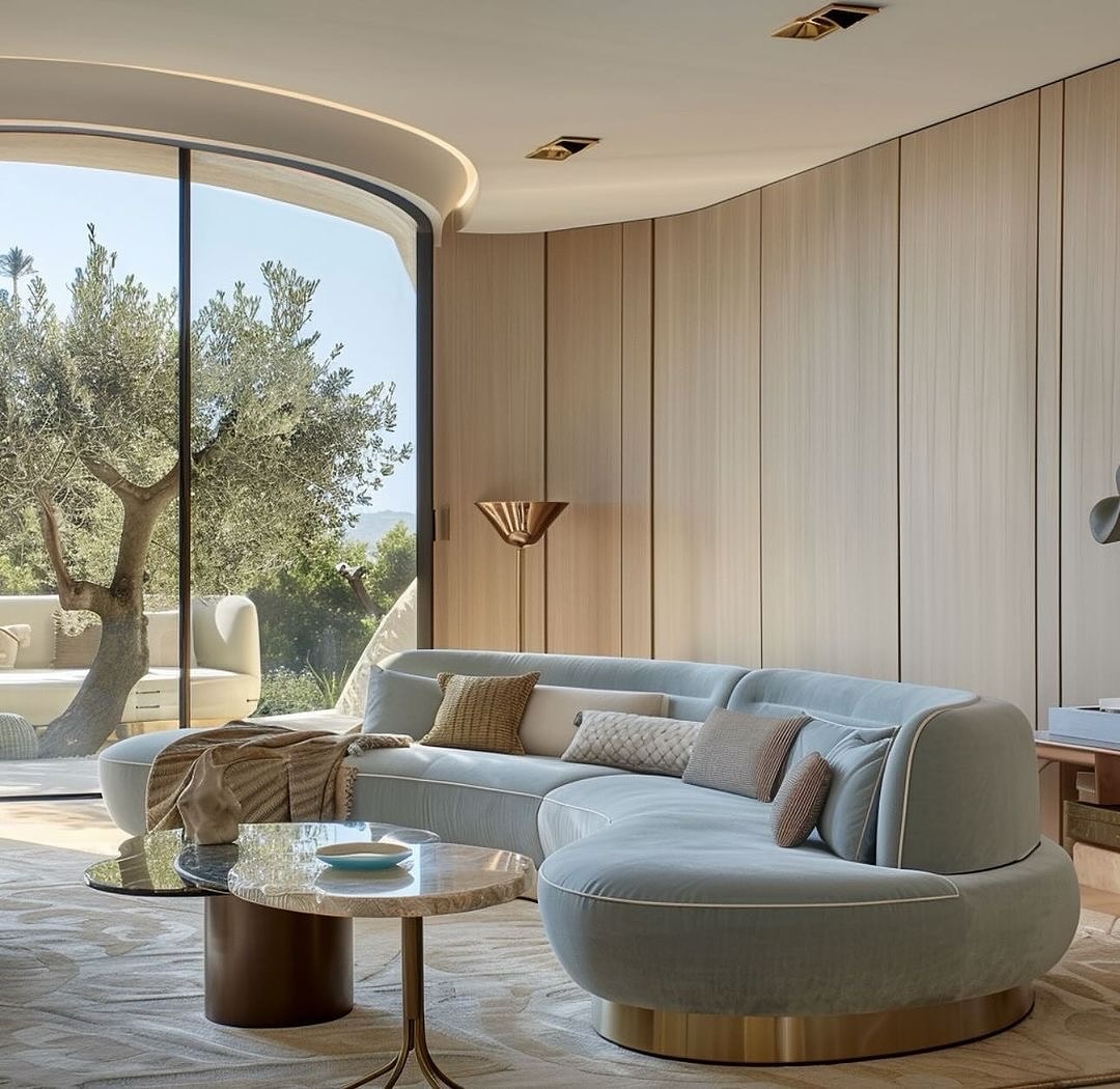 38. the Fusion Of Geometric Patterns and Soft Curves In a Monochromatic Palette