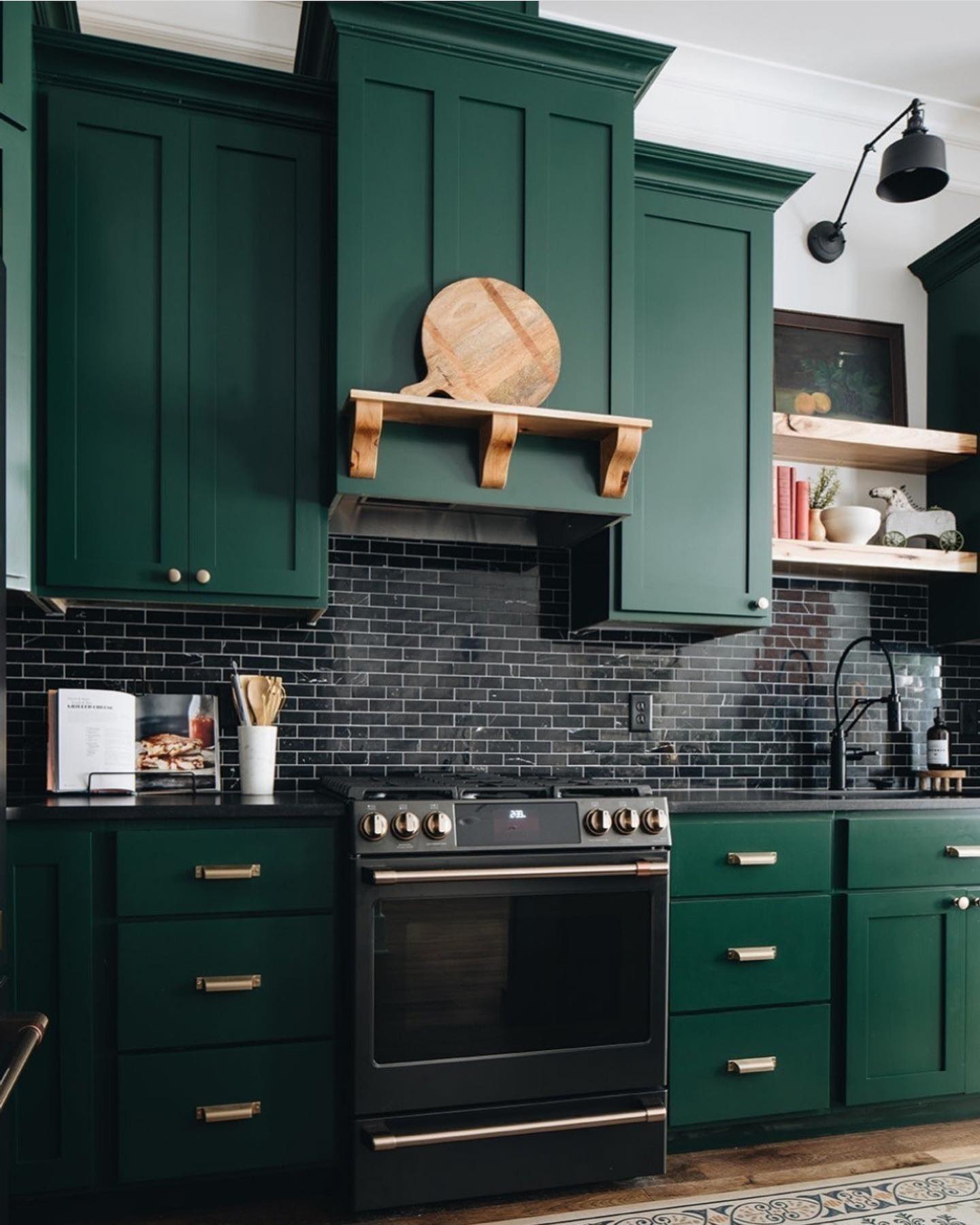 15. Verdant Vines and Copper Accents: a Kitchen Transformation