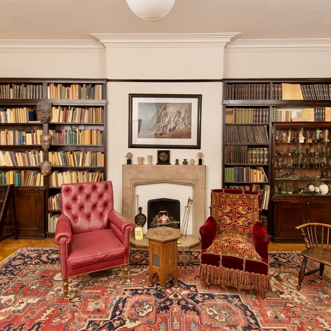 21. the Whimsical Fusion Of Books and Blooms Overhead