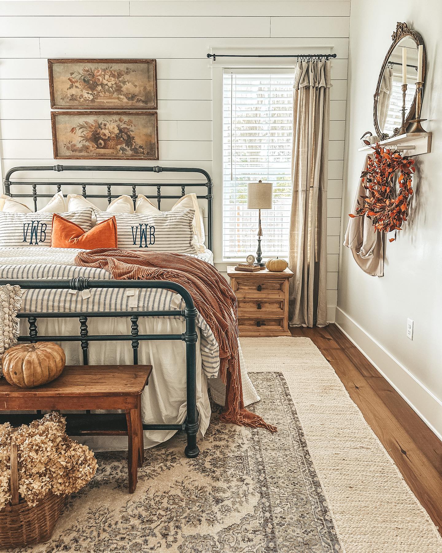 18. a Woven Dream: the Rattan Headboard and Macrame Canopy Escape