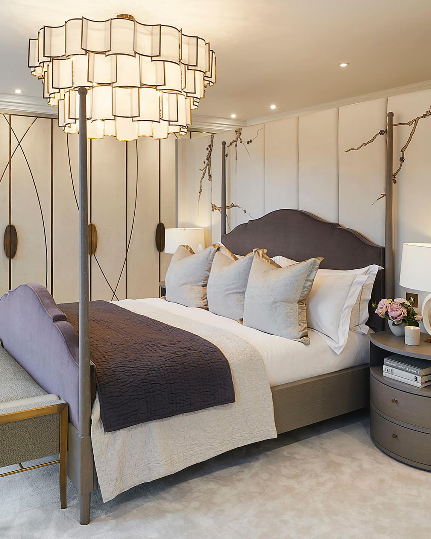 1. a Canopy Of Macrame and Fairy Lights Above a Cozy Bed Nook