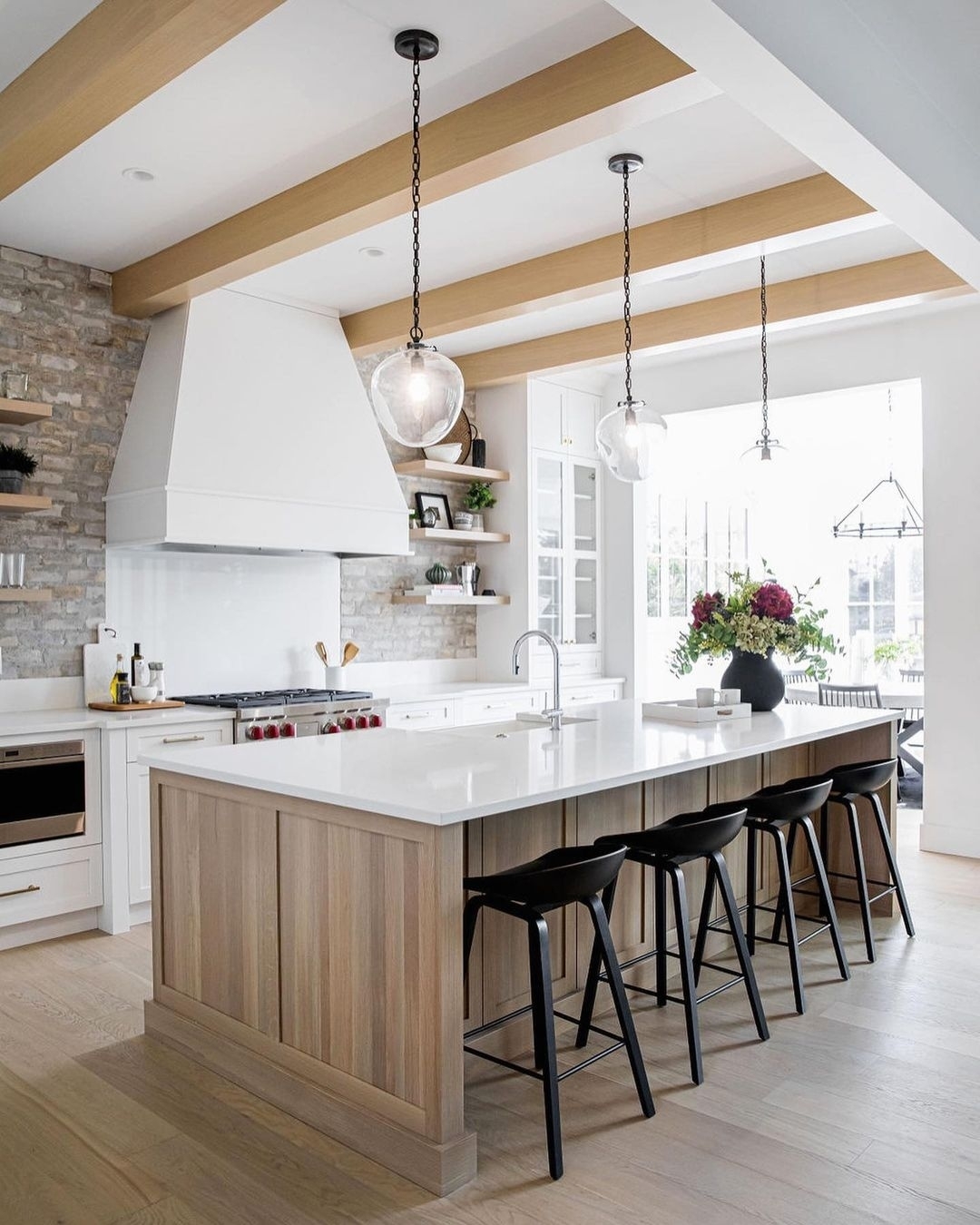 41. a Symphony Of Blue Agate and Copper Veins In a Kitchen Backsplash
