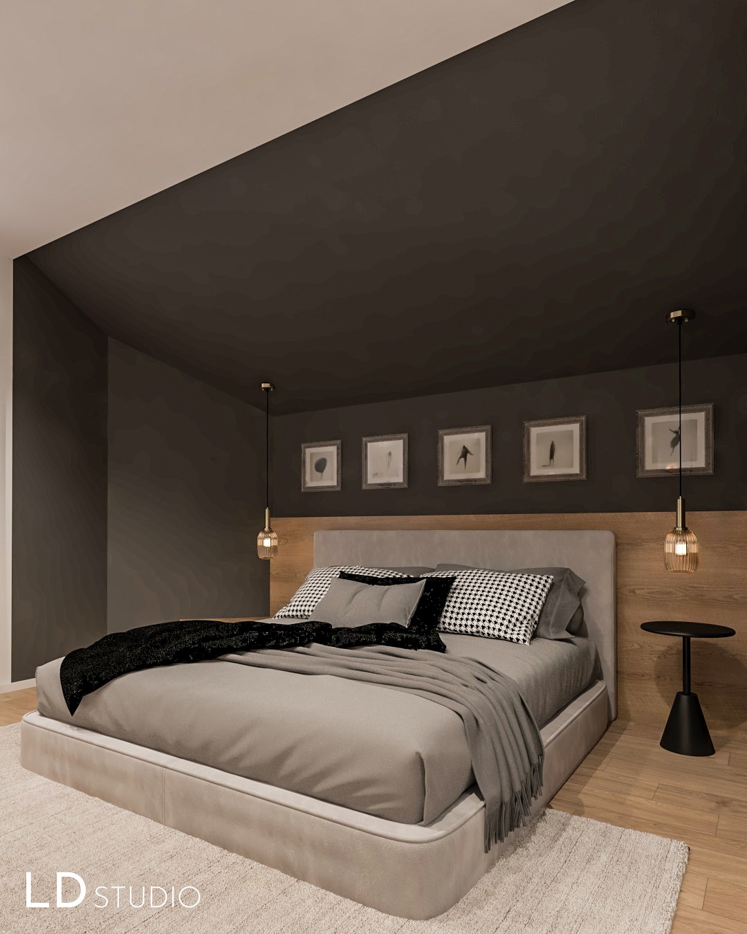 22. Moonlit Serenity: a Master Bedroom with a Canopy Of Soft Blues and Whispering Sheers