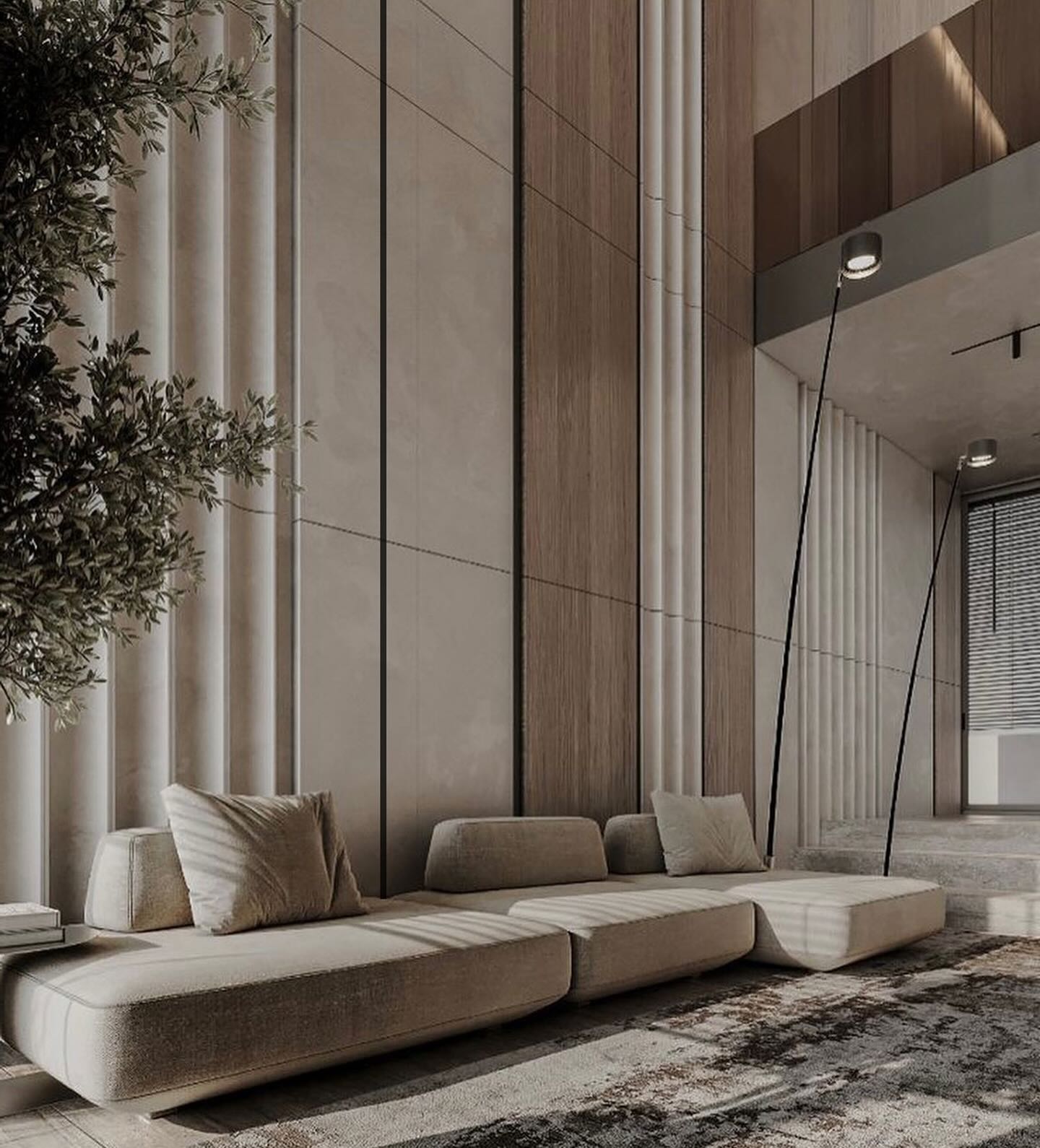 15. a Symphony Of Curves: the Circular Sofa and Sputnik Chandelier Fusion