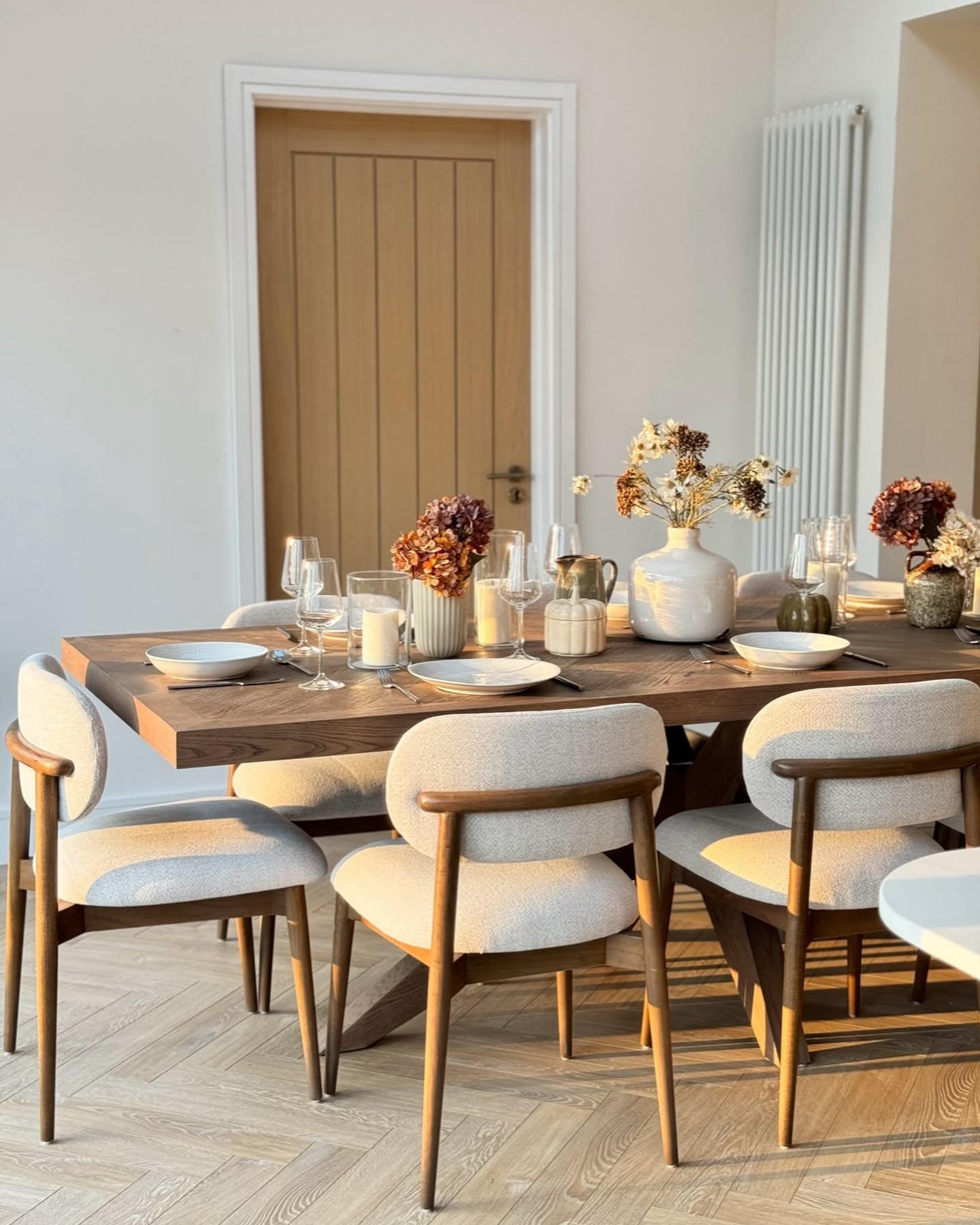 22. Mid-century Maple Vortex: a Dining Table with a Spiraling Base and Geometric Top