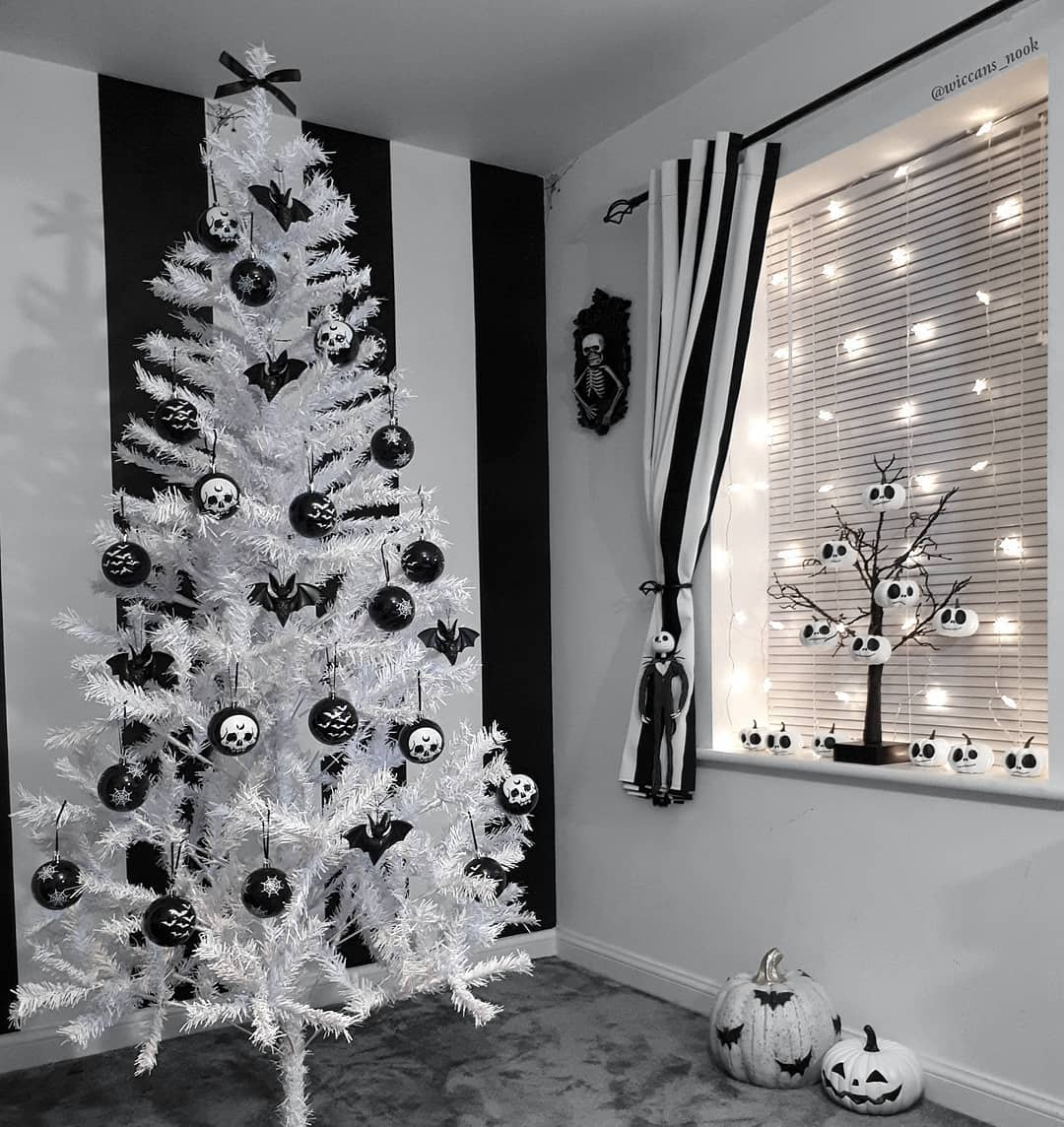 24. Moonlit Snowflake Garland Draped Over Vintage Mantelpiece