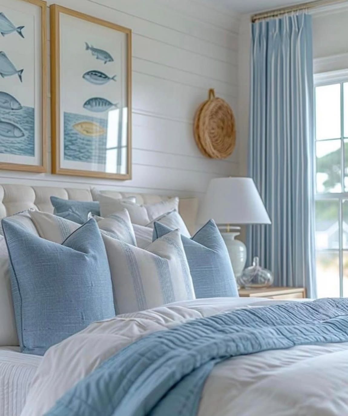 22. the Whispering Seashells and Driftwood Dreamscape Bedroom