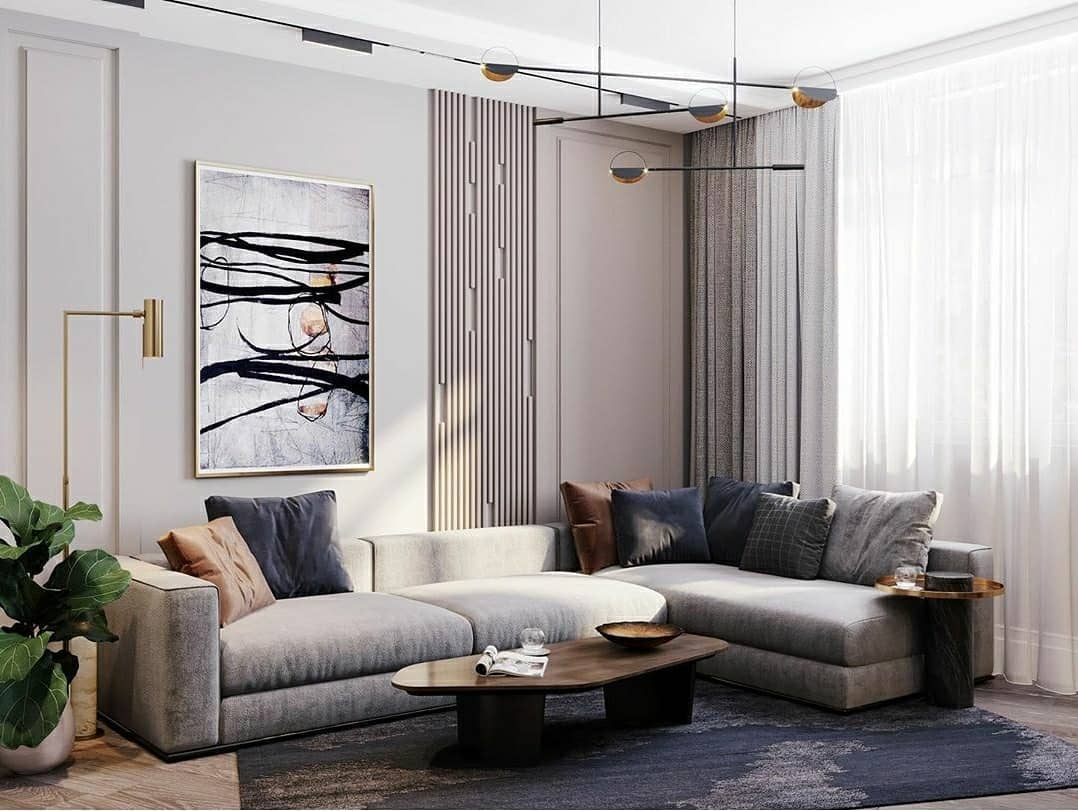 32. the Interplay Of Geometric Patterns and Soft Pastels In a Cozy Corner