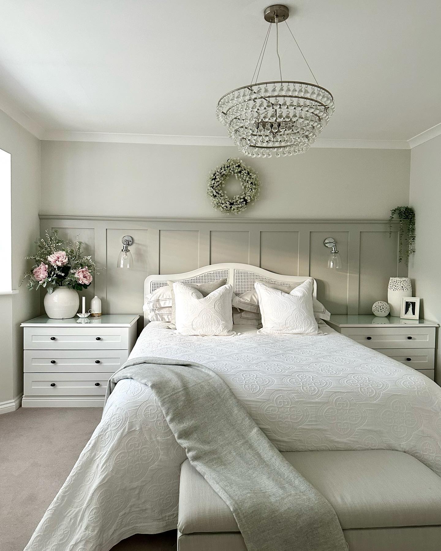 49. Moonlit Serenity: Silver Accents and Velvet Textures In a Grey Haven