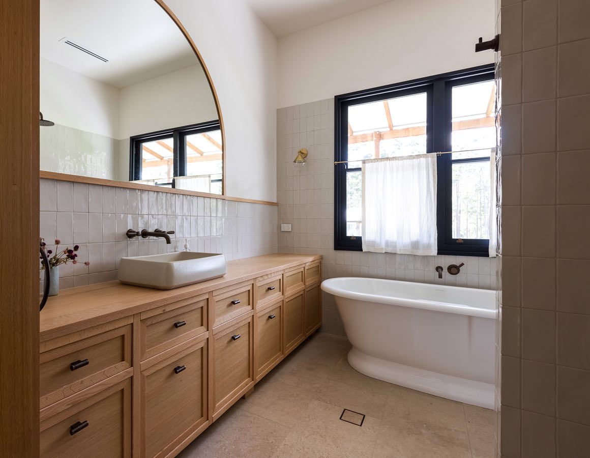 5. Moonlit Serenity: Frosted Glass and Stone Harmony In a Zen-inspired Bathroom