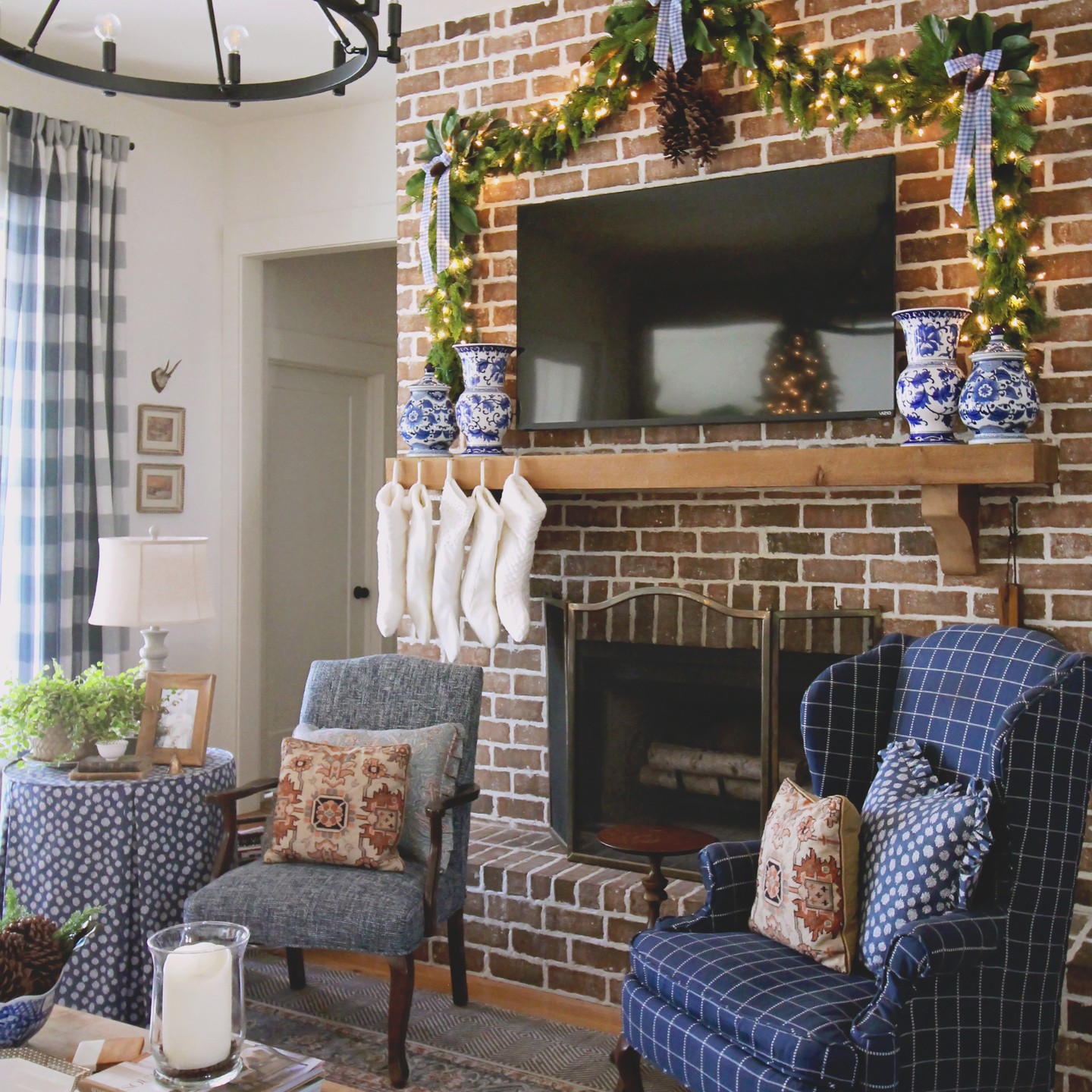 5. Sapphire Snowflakes and Crystal Ribbons: a Unique Christmas Ornament Display