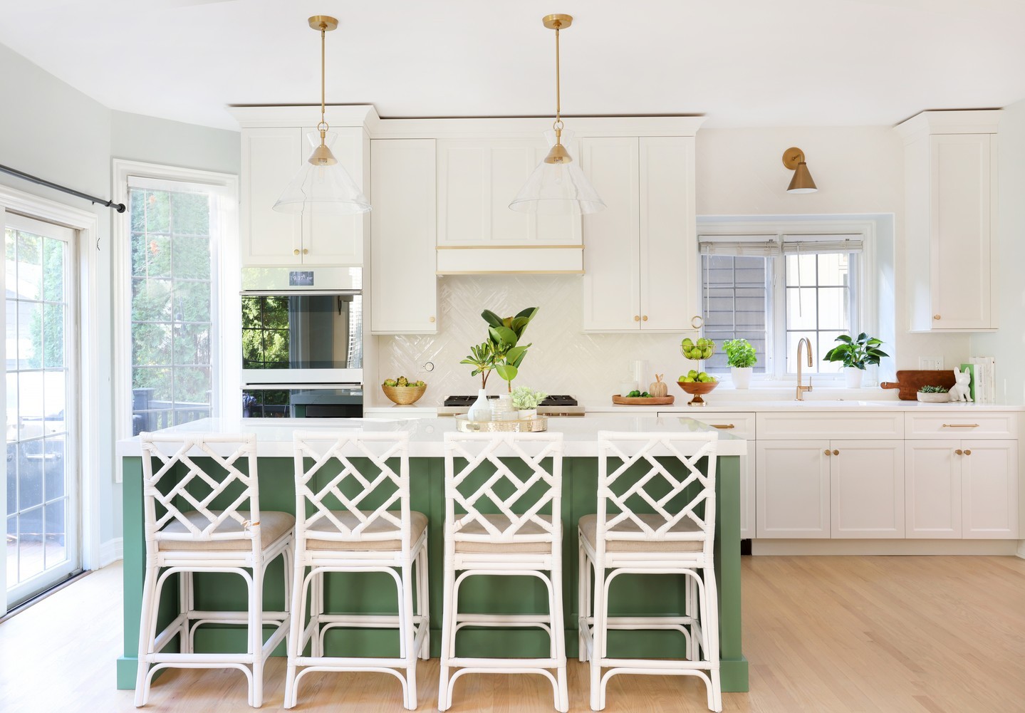 3. the Moonlit Sonata Of White Cabinets with Midnight Quartz Accents