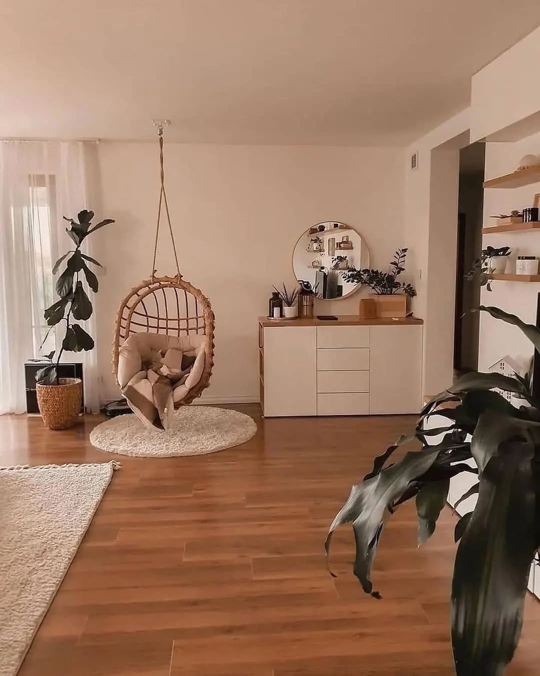 22. Handcrafted Macrame Plant Hanger with Terracotta Pot and Faux Succulent