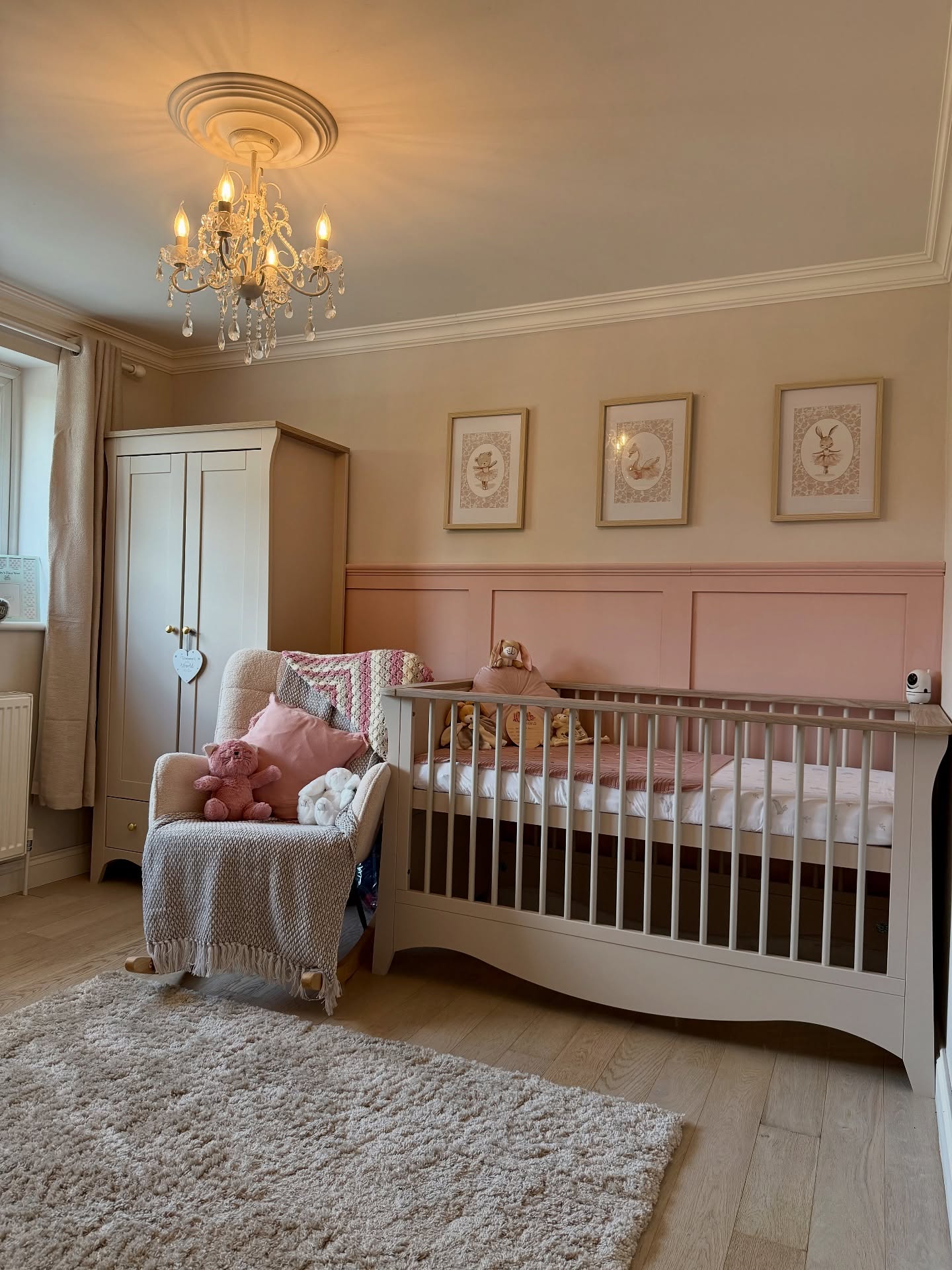22. Soft Lavender Clouds and Twinkling Stars: a Dreamy Girl's Nursery