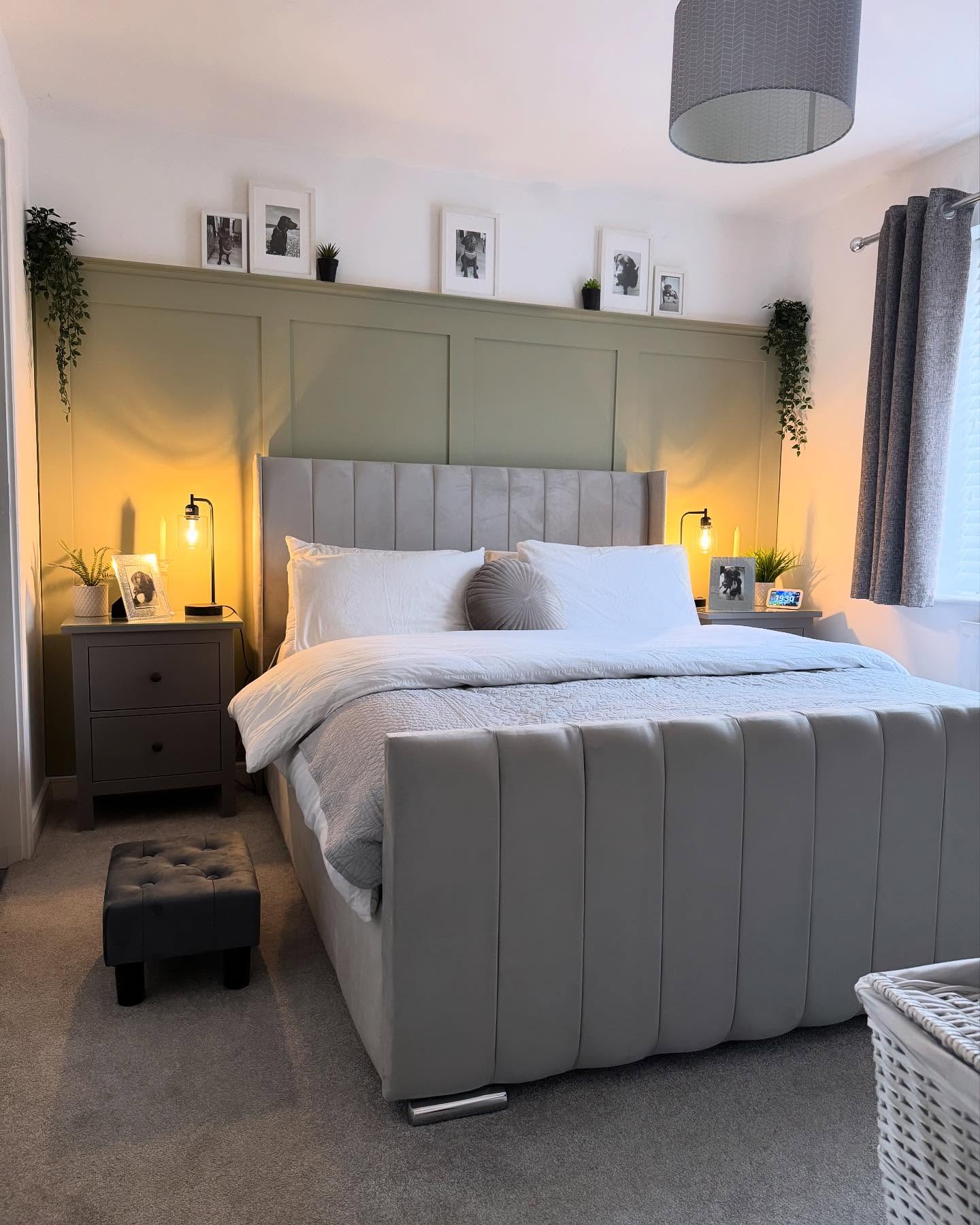 27. Moonlit Serenity: the Gossamer Canopy Over Grey Silk Bedding