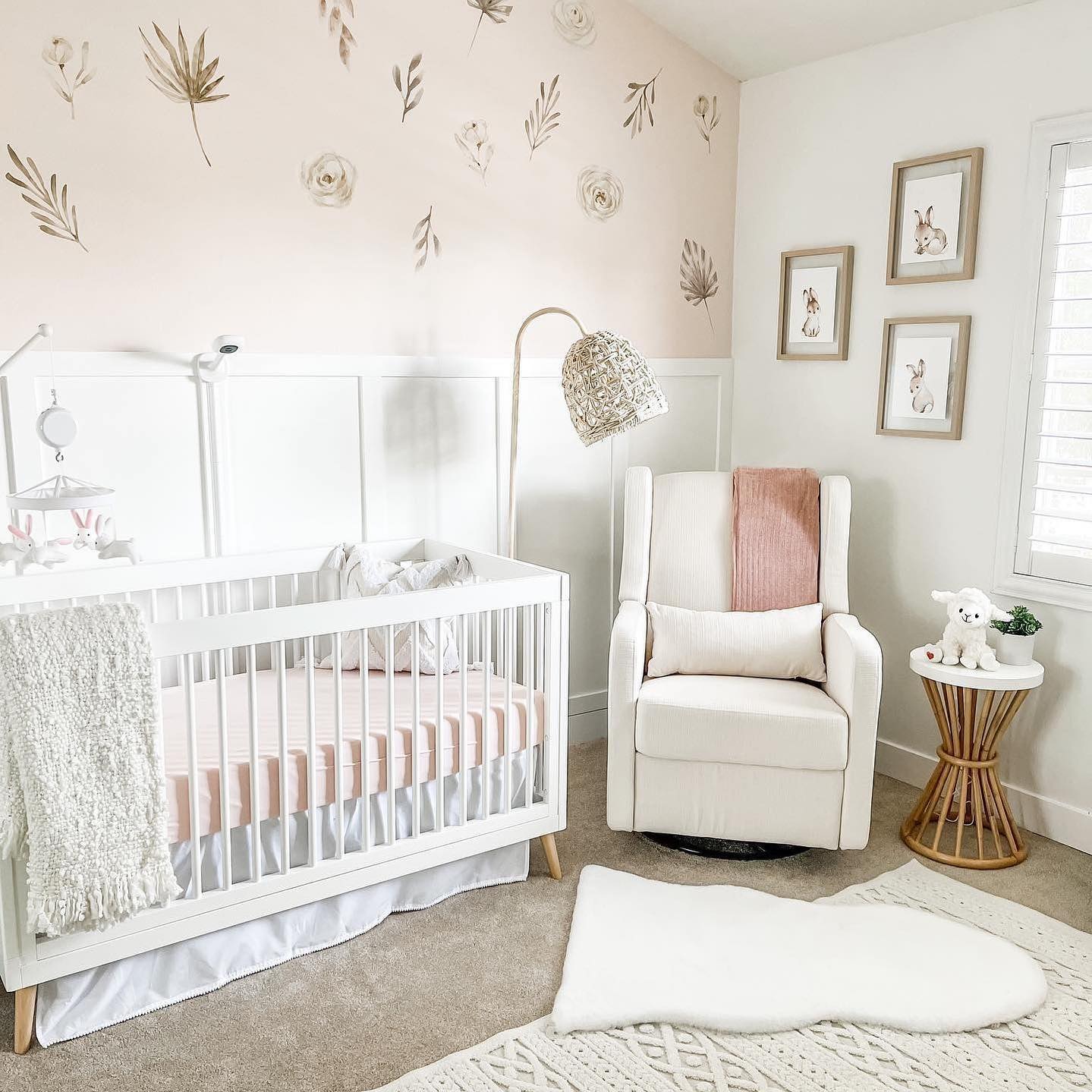 21. Crimson Canopy and Crib Combo: a Whimsical Woodland Retreat