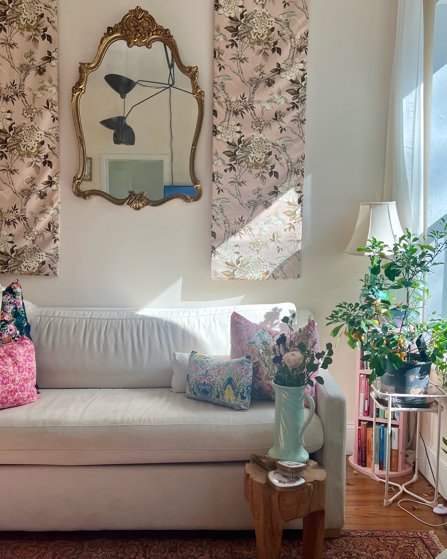 3. a Trio Of Terracotta Pots with Variegated Foliage Against a Rustic Wooden Backdrop