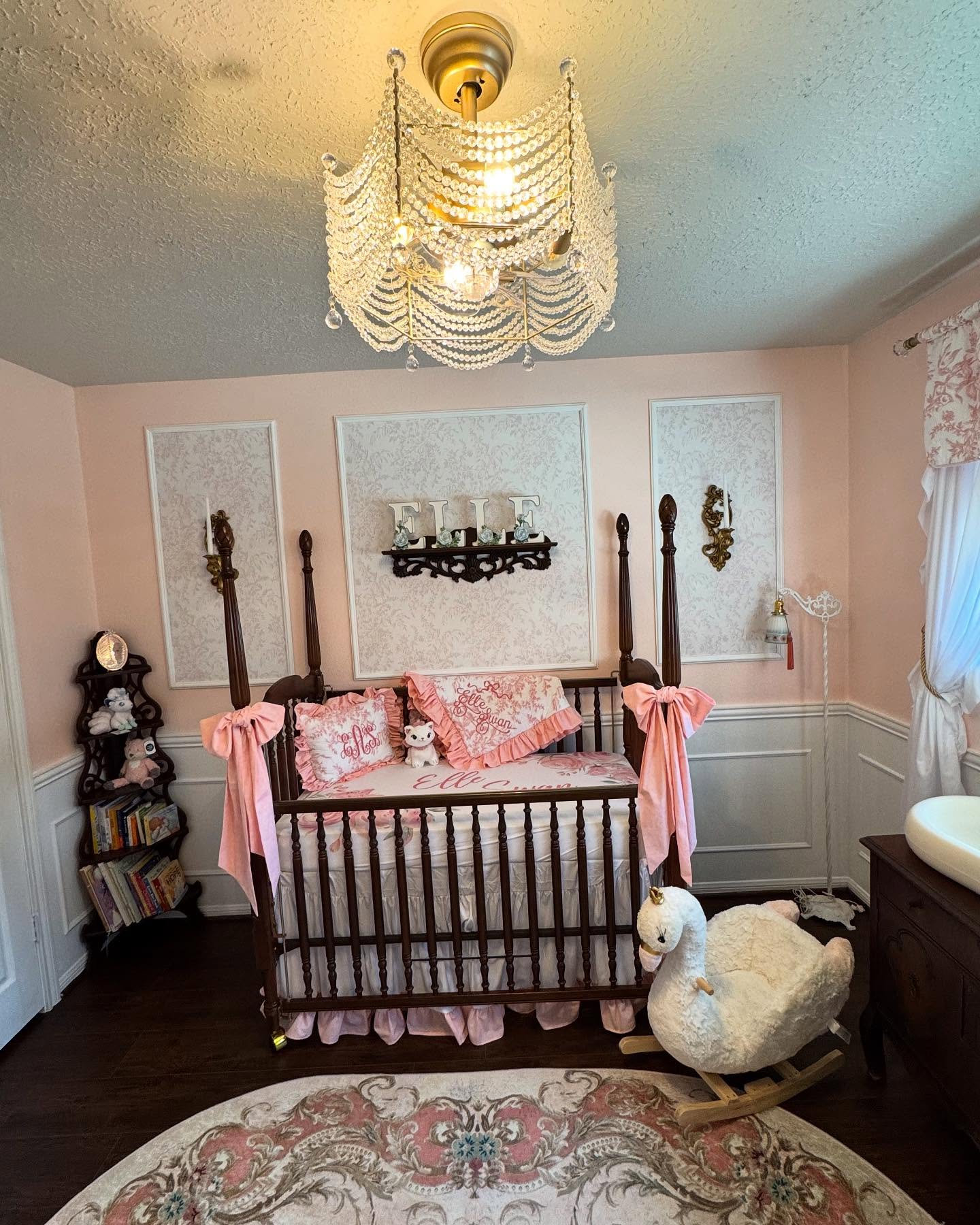 8. a Whimsical Ballet Of Butterflies Above a Crib with a Starry Canopy