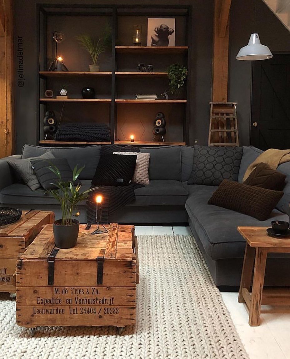 10. the Amber Glow Of a Moroccan Lantern Illuminating a Plush Velvet Sofa