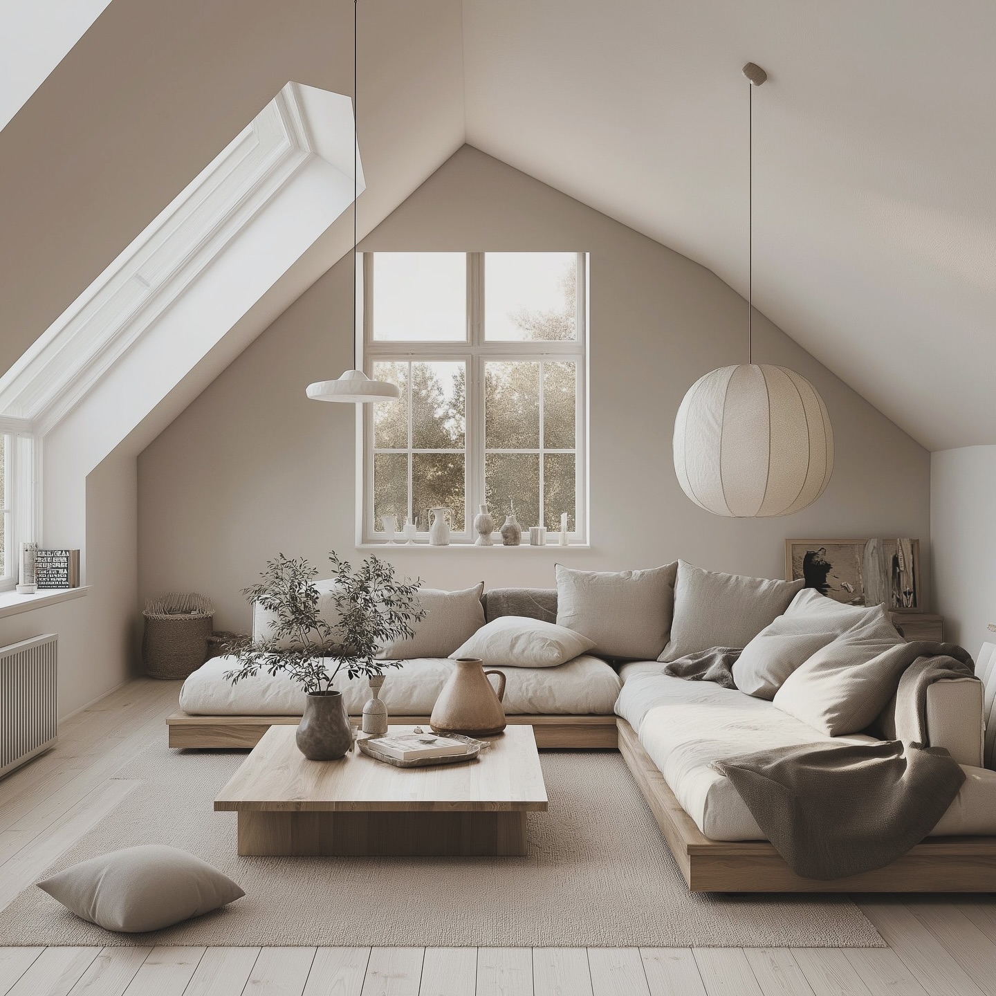 12. the Zen Of Geometric Shadows: a Monochromatic Living Room with Angular Light Play