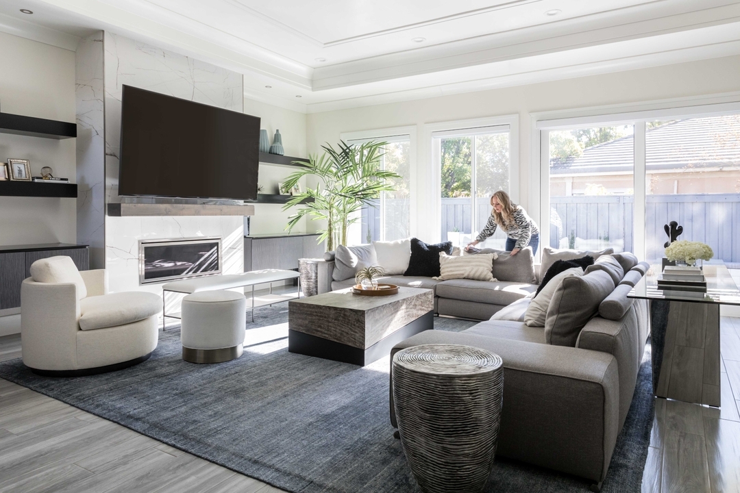 26. a Tapestry Of Teal and Terracotta with Geometric Accents