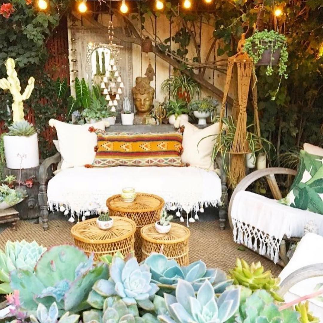 11. a Sunlit Haven with a Lattice-shadowed Pergola and Crimson Bench