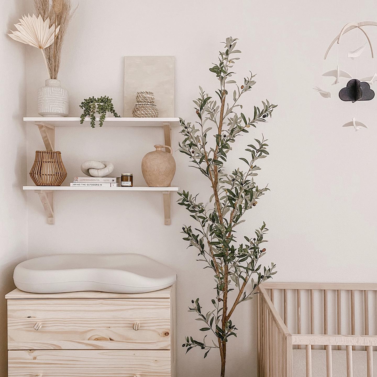 1. the Soft Glow Of Moonlight on Geometric Shelves