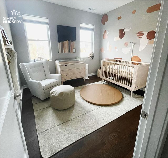 25. Moonlit Lullaby: a Nursery with Crescent Mobile and Whisper-white Walls