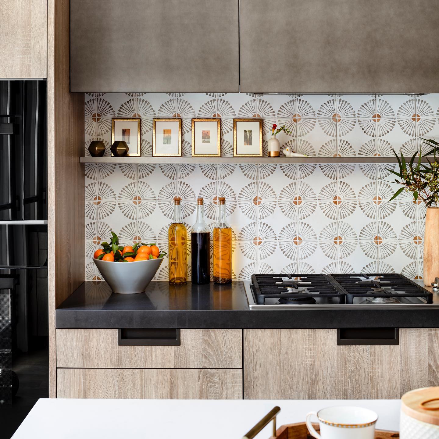 28. a Cascade Of Cobalt and Copper In Geometric Harmony