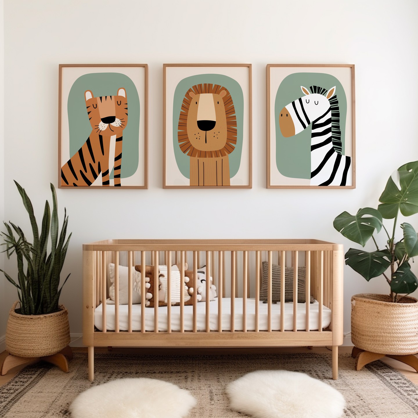 25. Soft Sage and Timber Twine: a Crib Mobile Of Natural Wonders