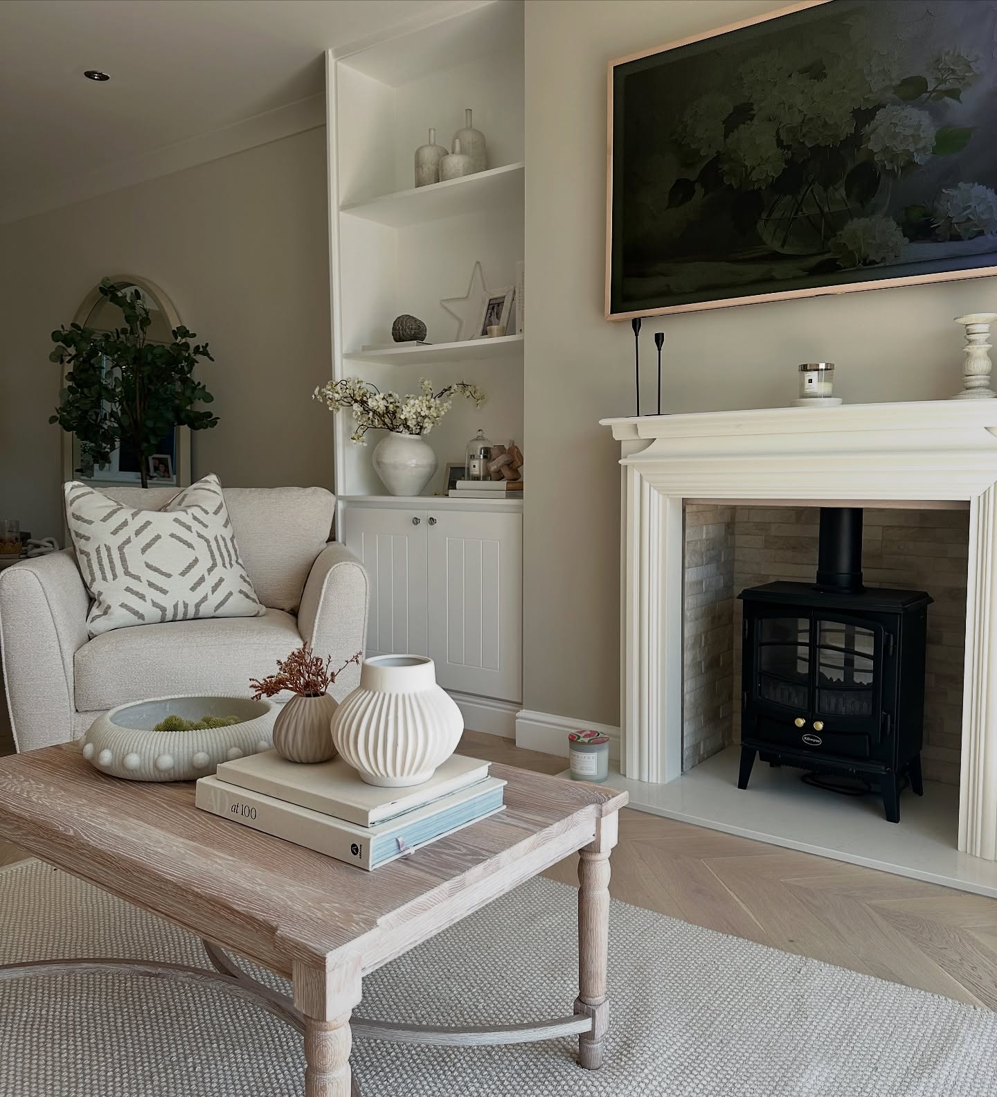 44. the Sunlit Nook with Geometric Jute and Ochre Accents