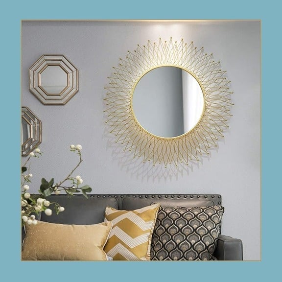 25. a Kaleidoscope Of Mirrors Reflecting Geometric Precision