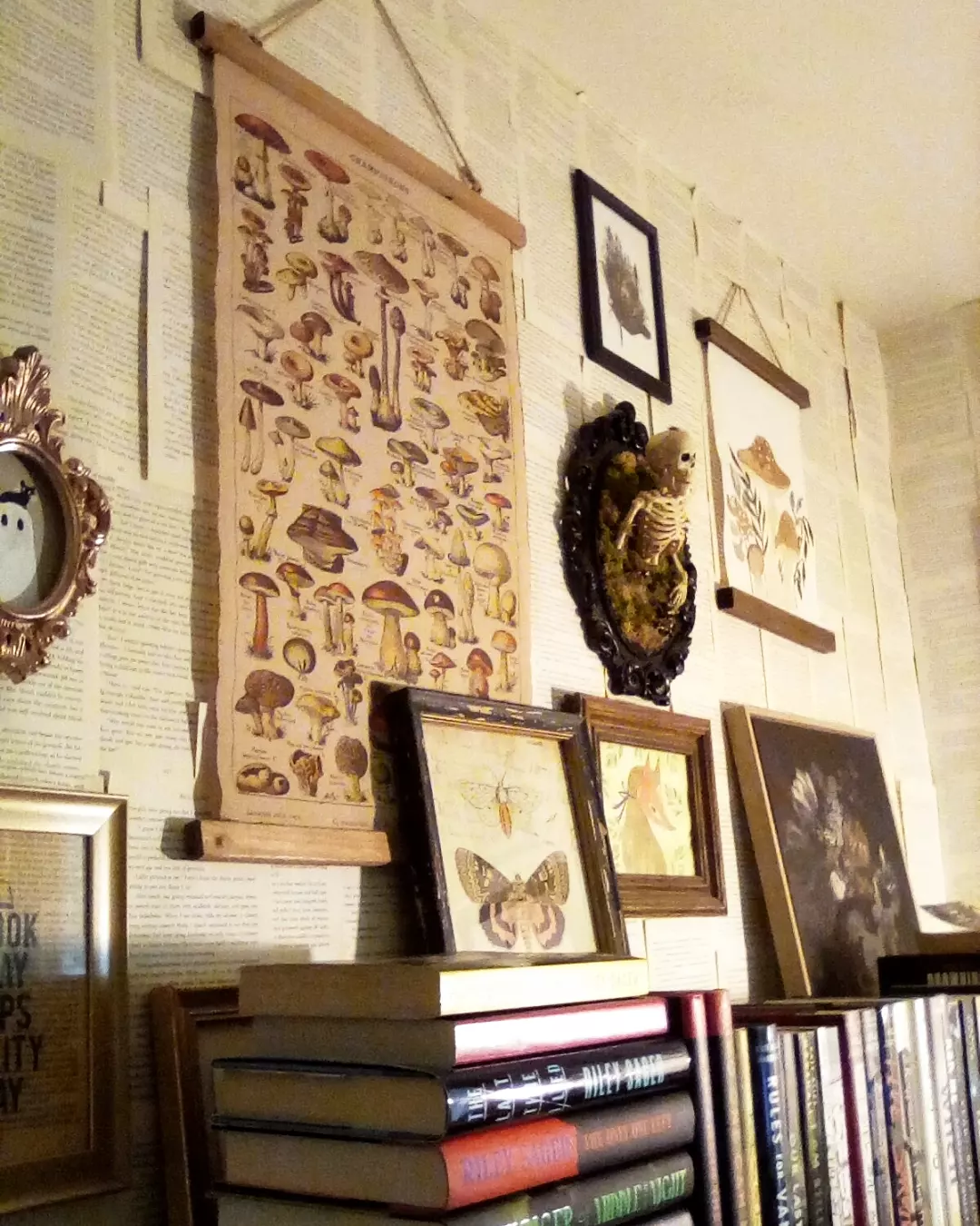 29. Moonlit Forest Tapestry with Glowing Foxes and Owls