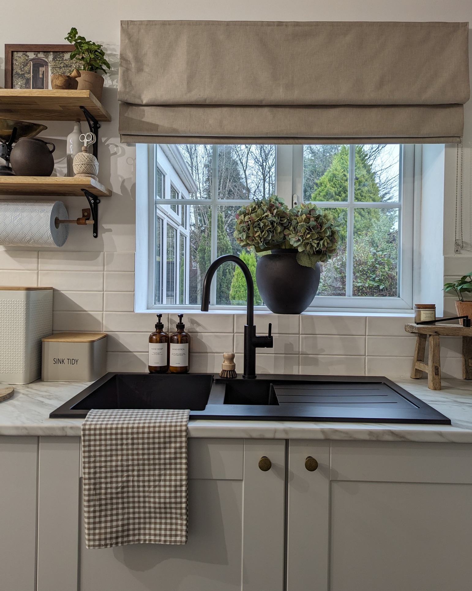 46. Vintage Milk Canister Transformed Into a Rustic Kitchen Herb Garden